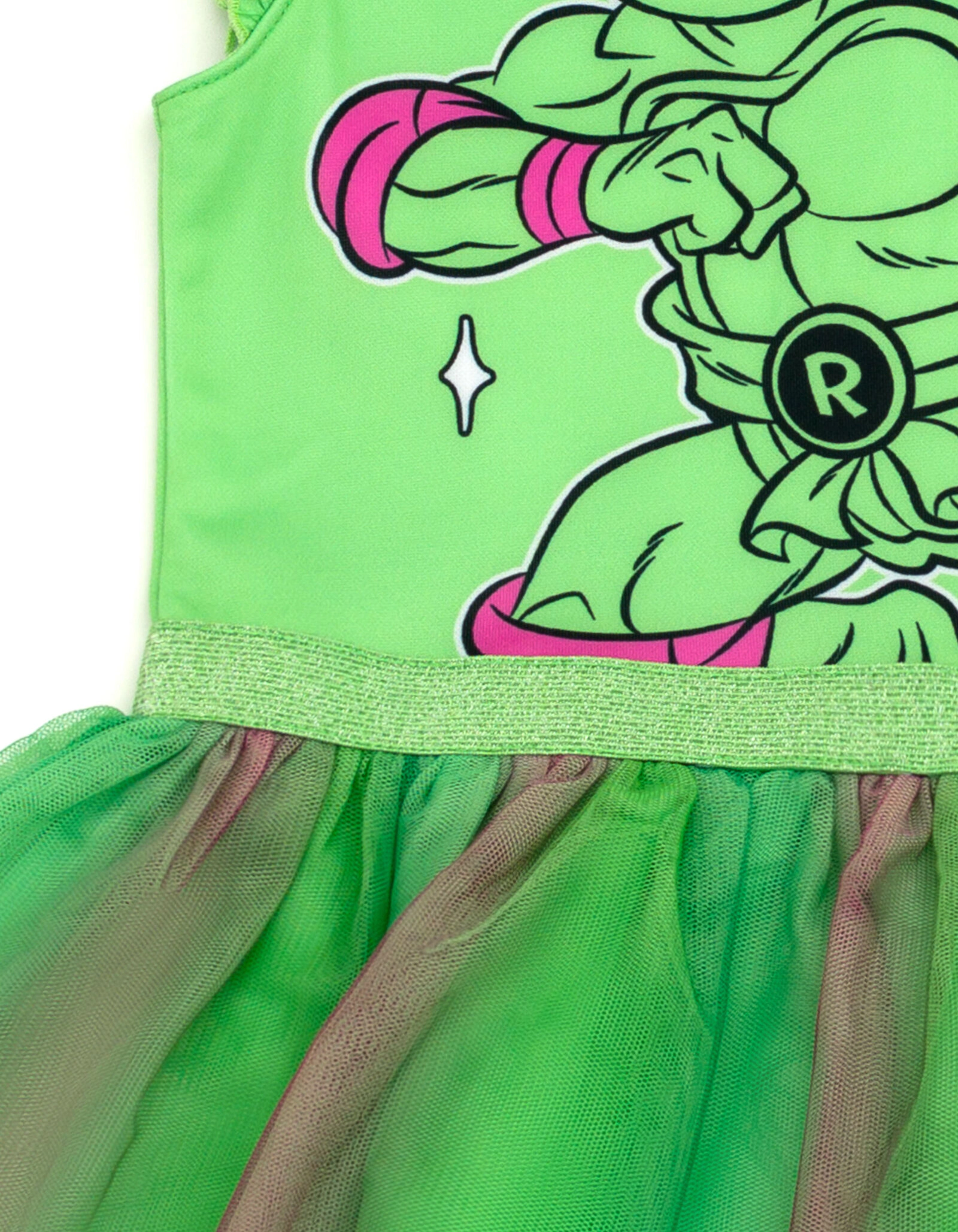Teenage Mutant Ninja Turtles Raphael Girls' Sleeveless Cosplay Dress