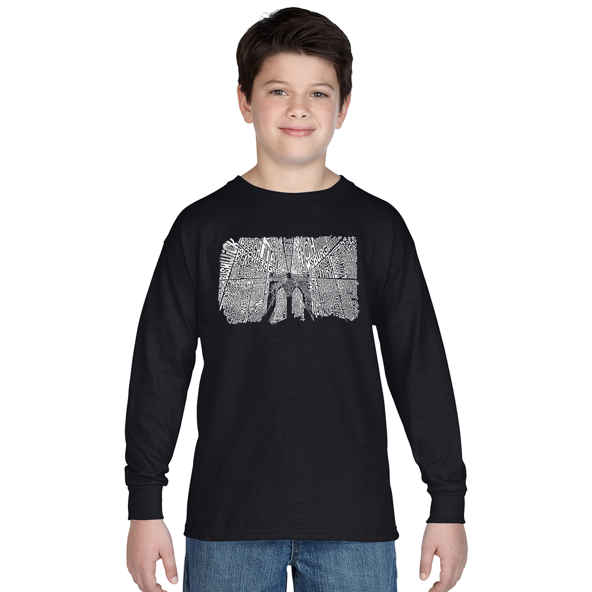 LA Pop Art Boys Long Sleeve T-Shirt