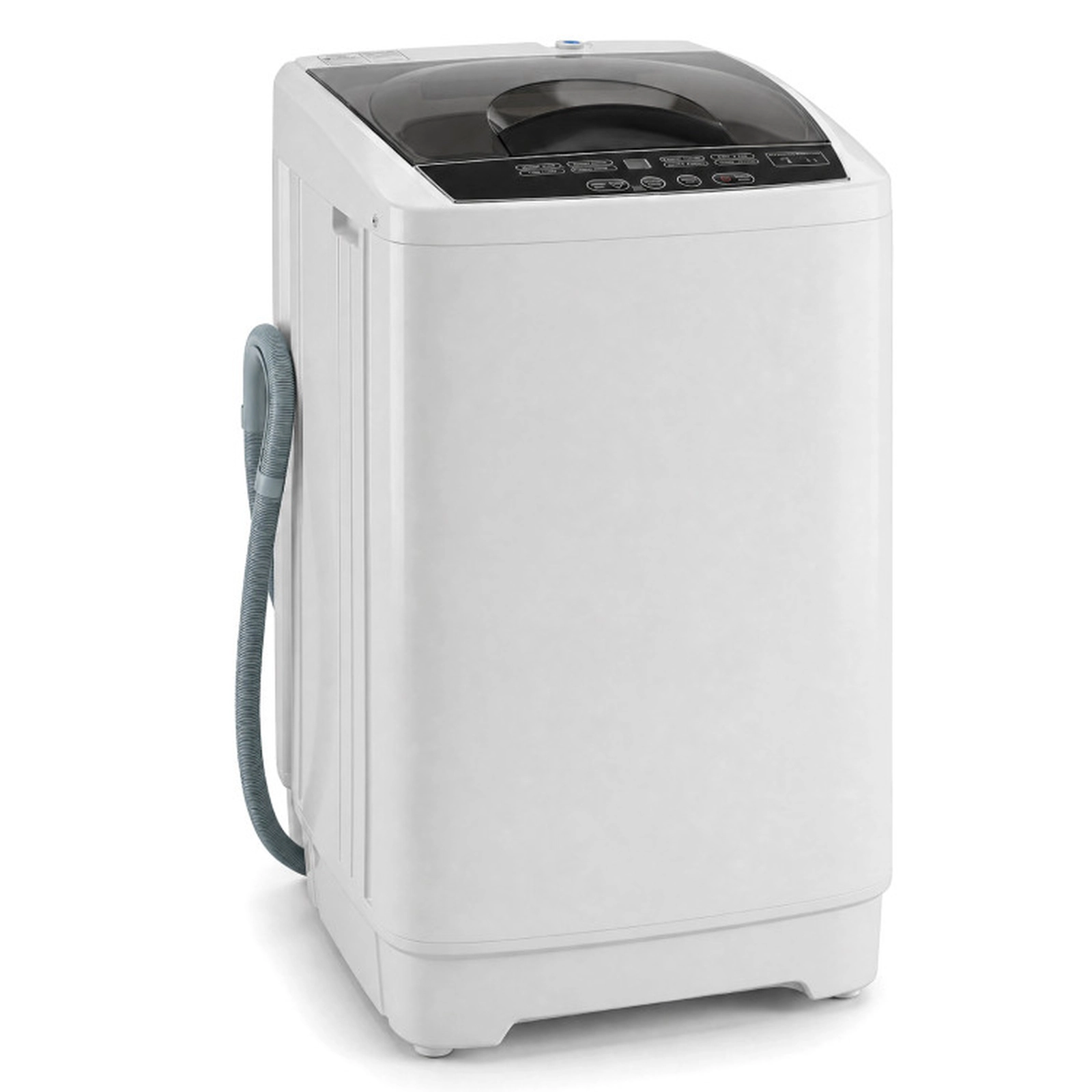 SUGIFT 9.93-lb Full Automatic Washing Machine with Honeycomb Stainless Tub and Female Thread 15 Adapter