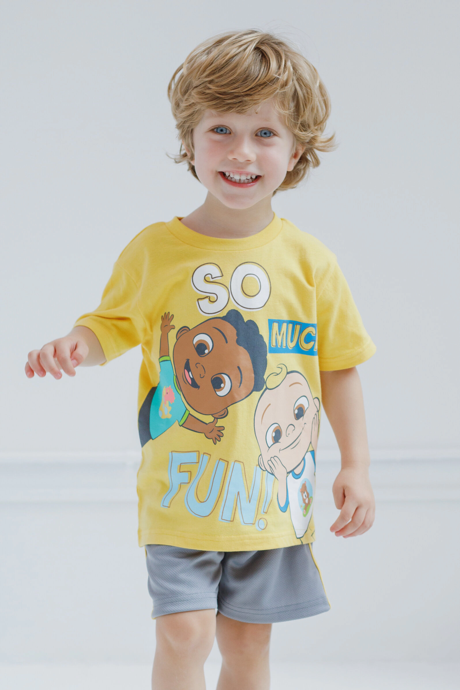 Cocomelon Athletic 2-Piece T-Shirt and Shorts Set