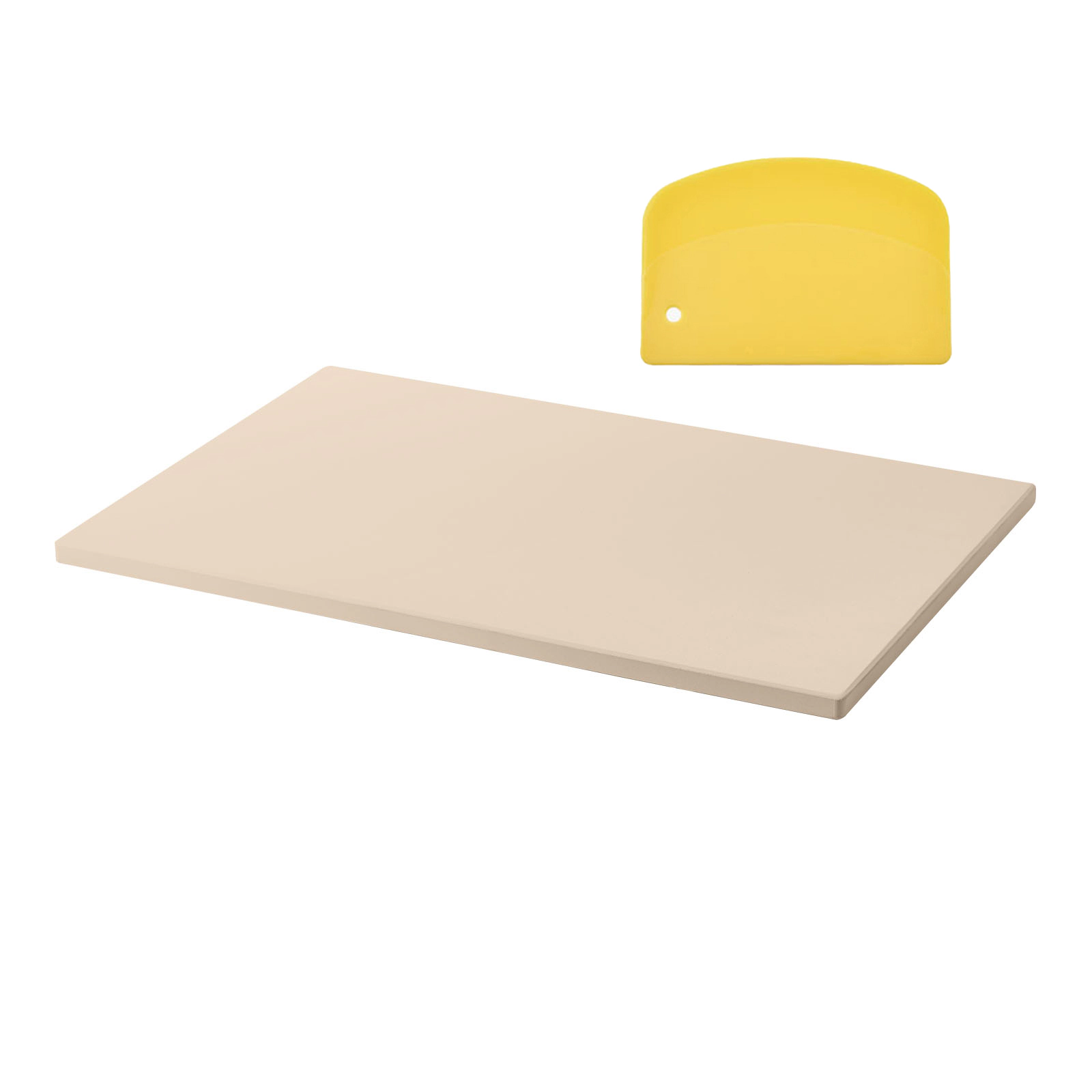 HONGGE Large Cordierite Pizza Stone 1450℉ Heat-Resistant for Oven BBQ