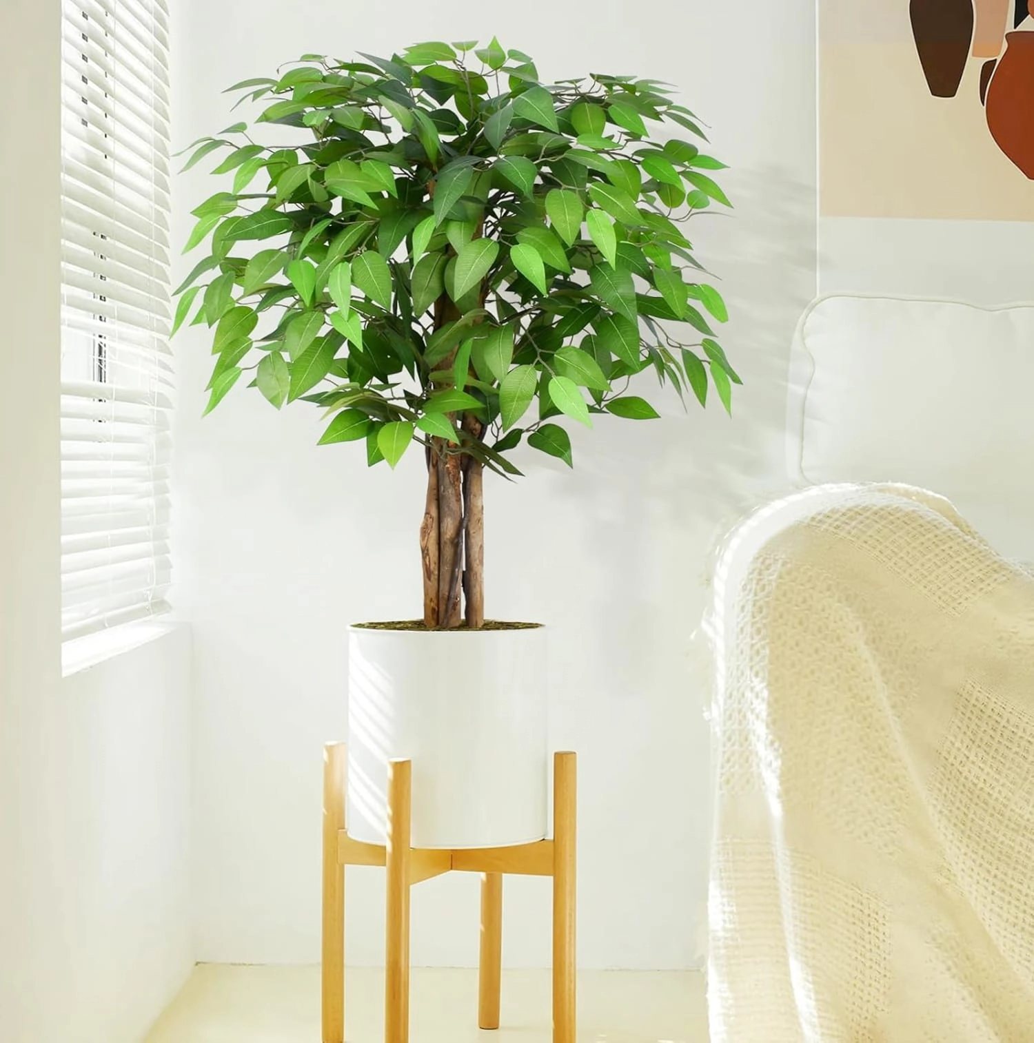 Whimsy Toys 3ft Ficus Artificial Trees Set of 2