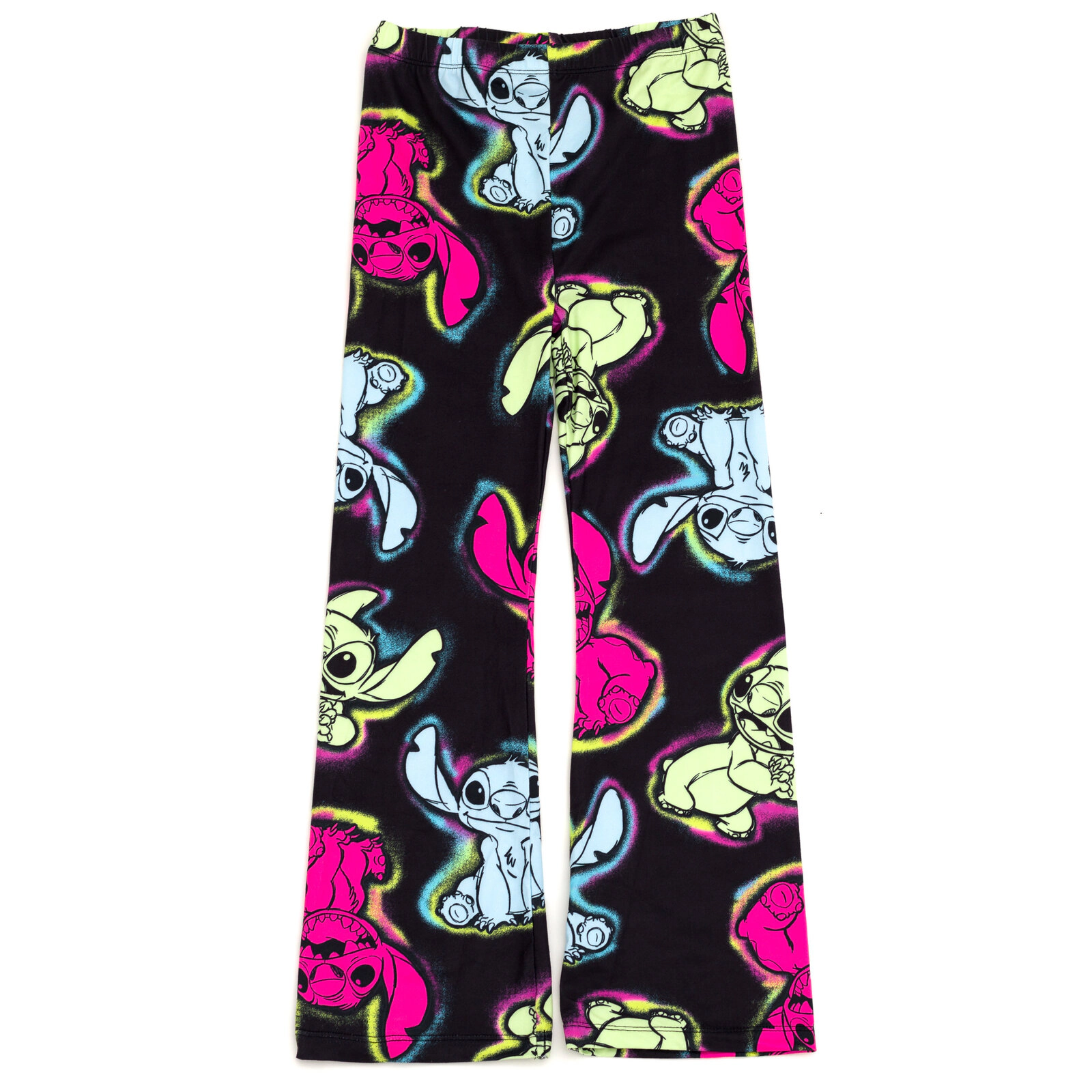 Disney Lilo & Stitch Girls' Fleece Cropped Sweatshirt and Flare Leggings Set