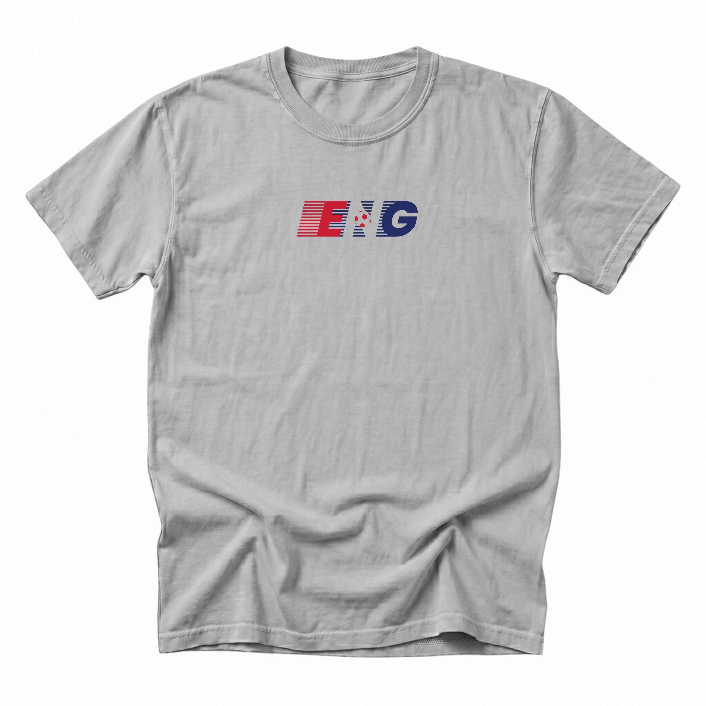 Simply Sage Market - Men's Garment Dyed Graphic T-Shirt England Soccer Lines