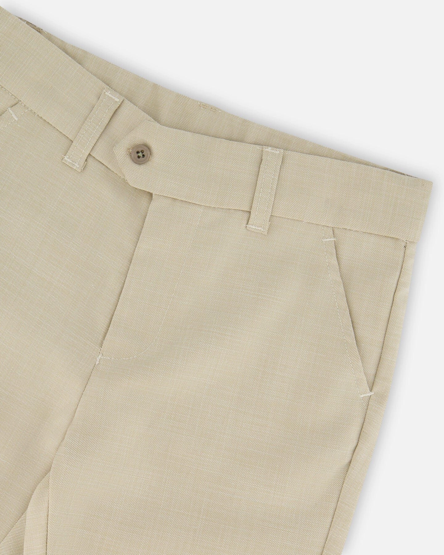 Deux par Boys Classic Button Front Pants