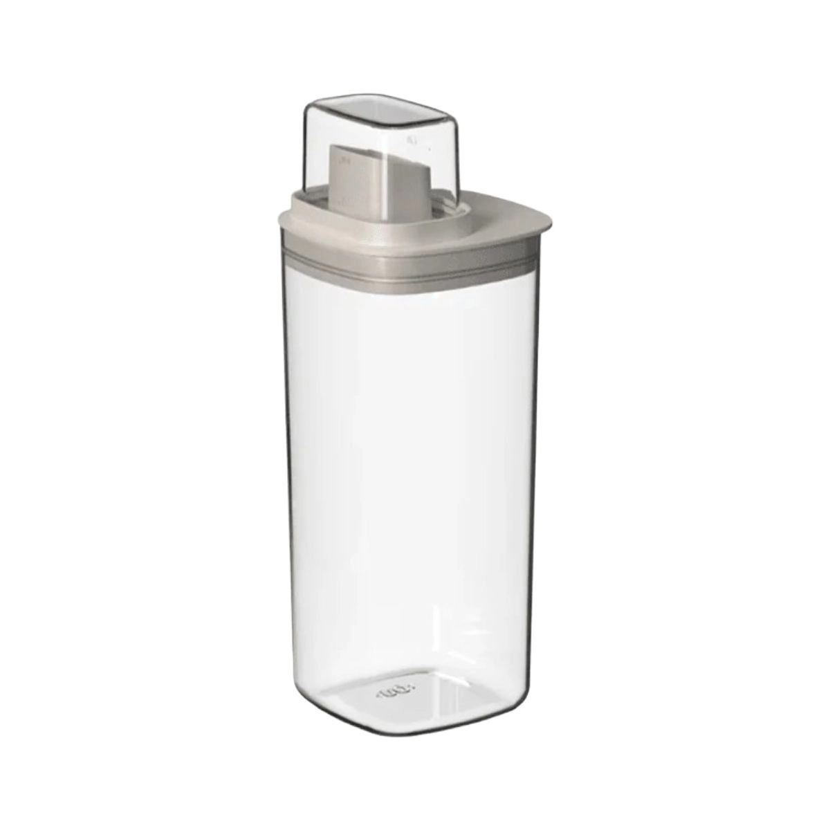 OU 50oz Liquid Soap & Laundry Detergent Dispenser, Clear Airtight Dispenser w/ Measuring Cap for Fabric Softener