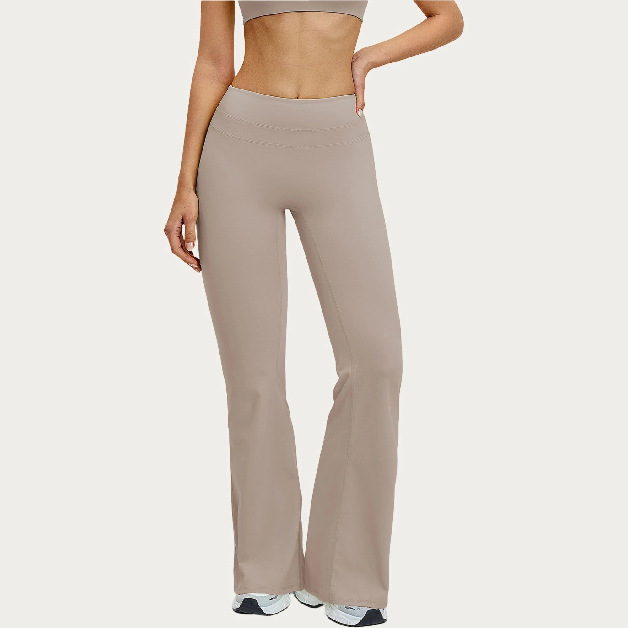 Anna-Kaci Active Women's High Waist Flare Yoga Pants Stretch Bootcut Workout Leggings for Training Running Lounge