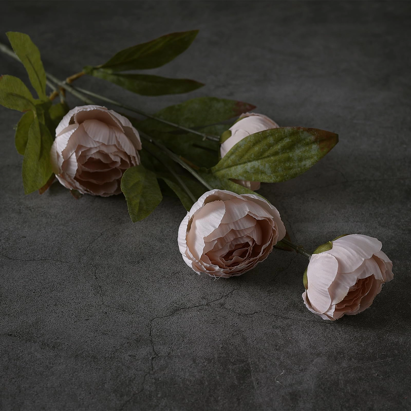 PUPWE 6 27" Faux Silk Peony Artificial Flowers Stems For Vase (warm Pink)