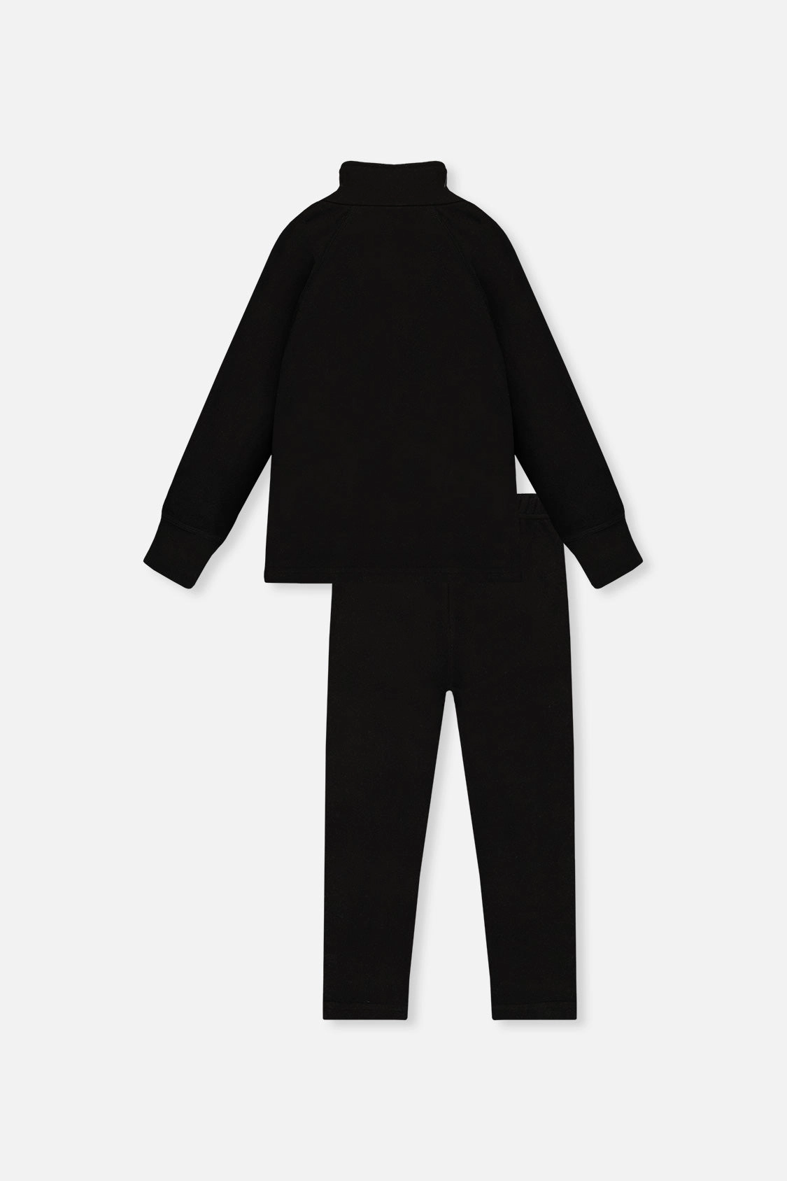 Deux par Unisex Two Piece Half-Zip Thermal Underwear Top and Pants Set