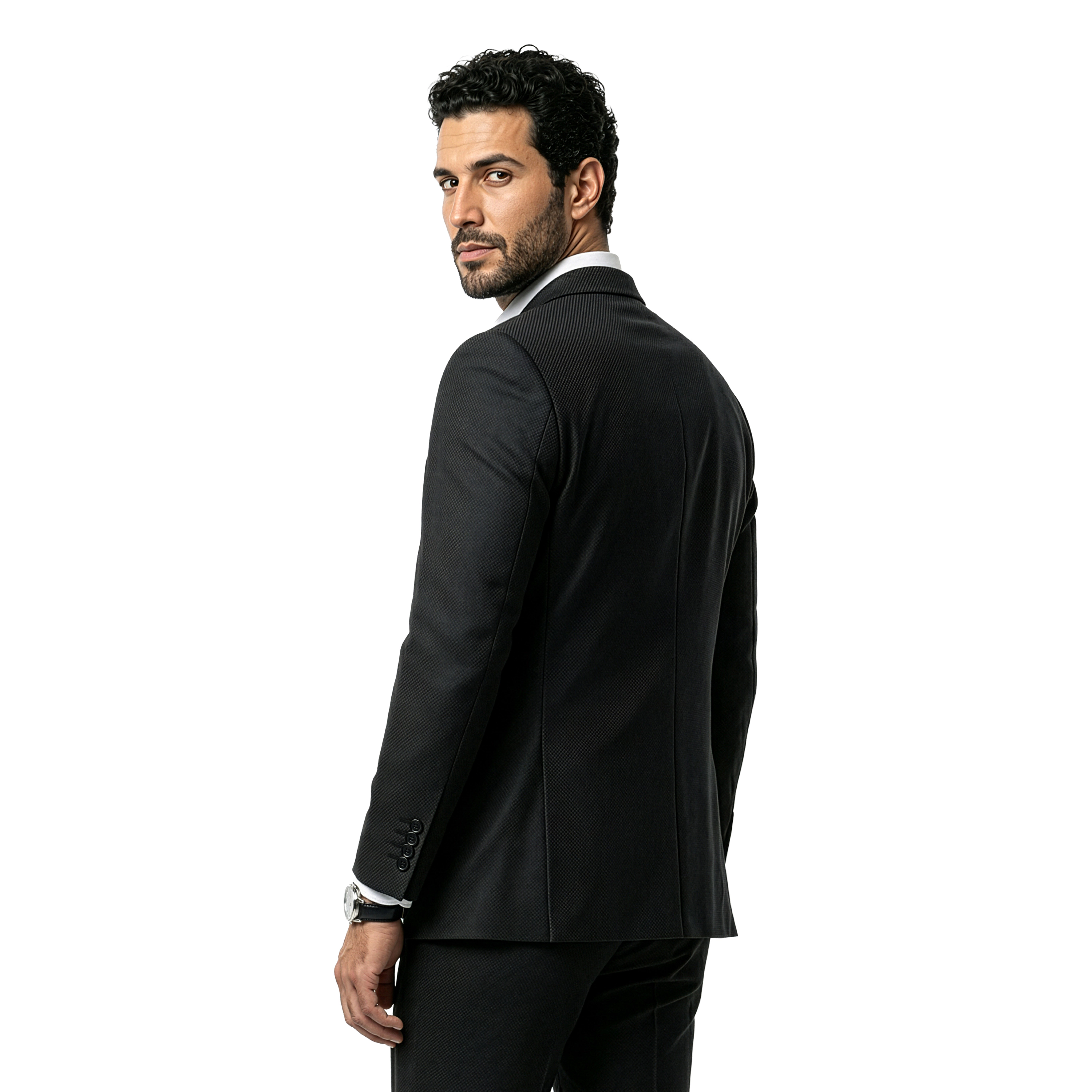 Tazzio Mens Notch Lapel 2 Button Sport Coat