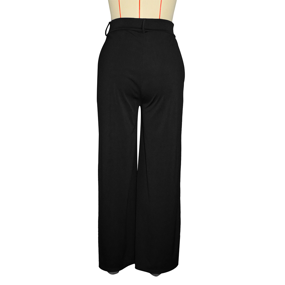 KOJOOIN Women's Wide Leg Dress Pants Tailored Flare Trousers Business Causal Slacks Palazzo