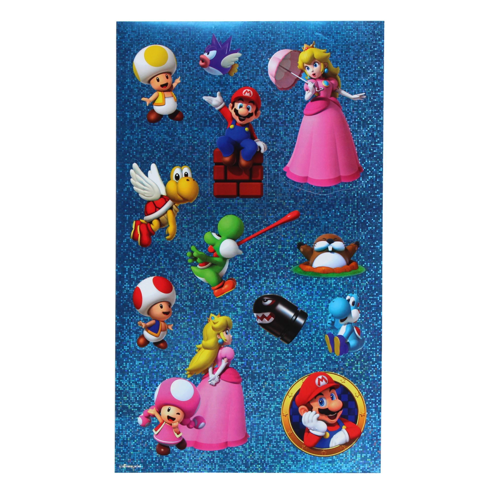 Textiel Trade Kid's Super Mario Brothers 500 Piece Sticker Set