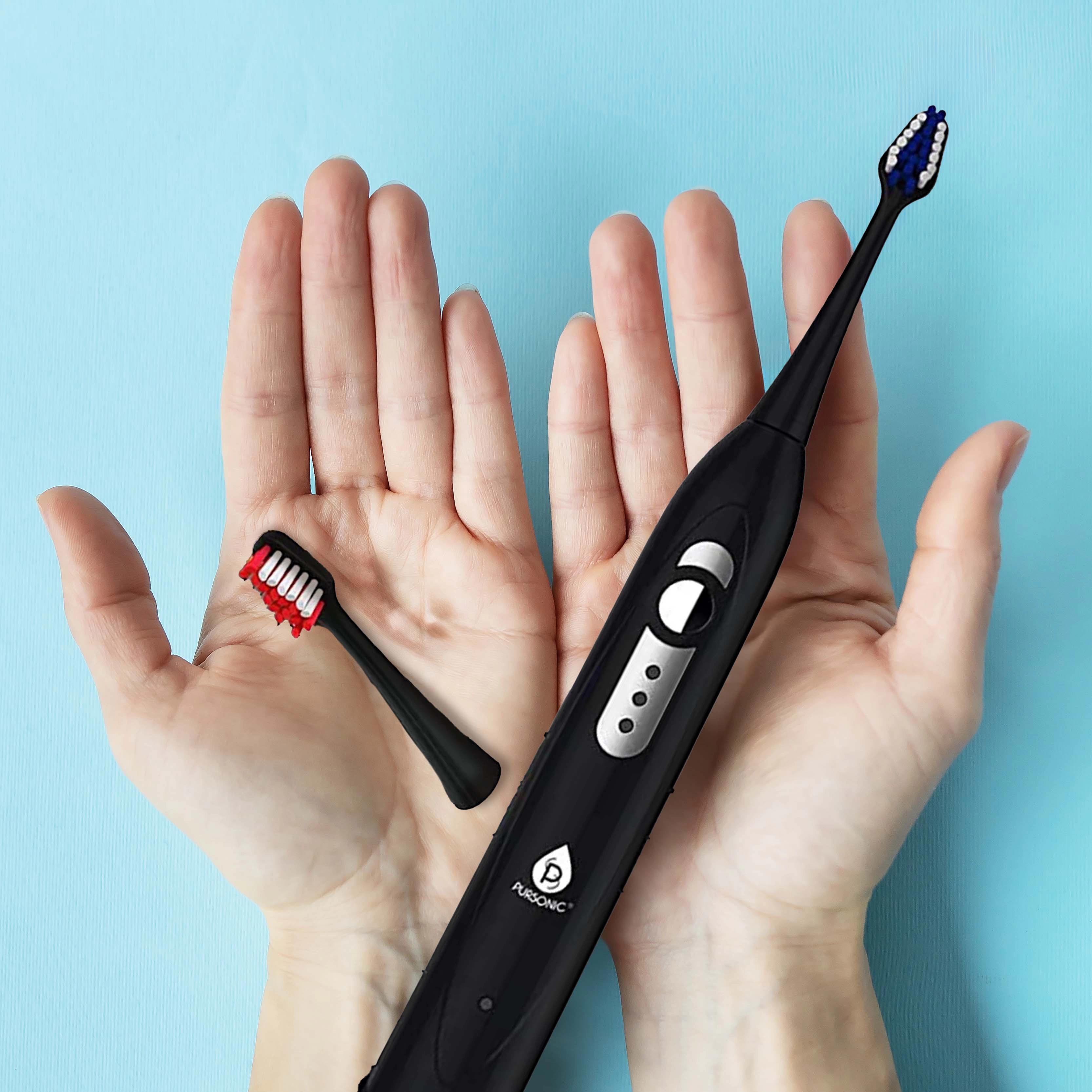 Pursonic Unisex Rechargeable Electric Toothbrush: 40K SPM Sonic Movement