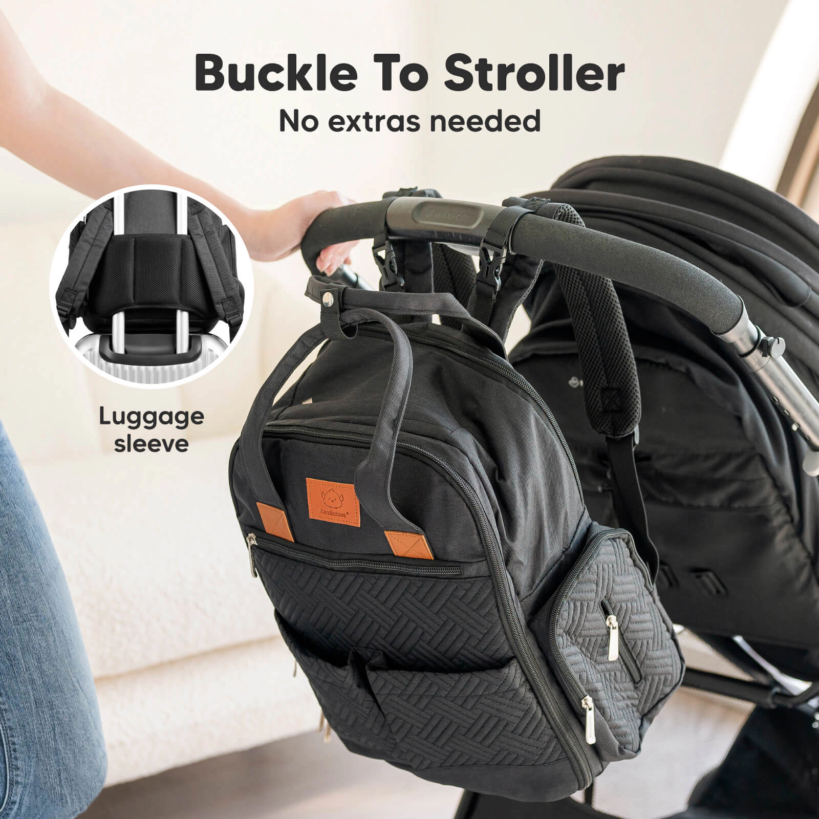 KeaBabies Bree Diaper Backpack