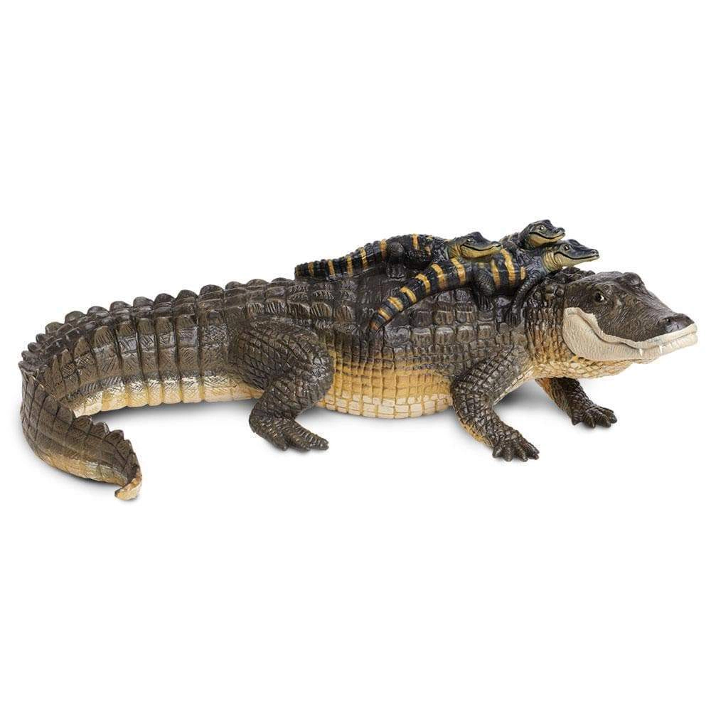 Safari Ltd. - Alligator with Babies Kids Toy Figure