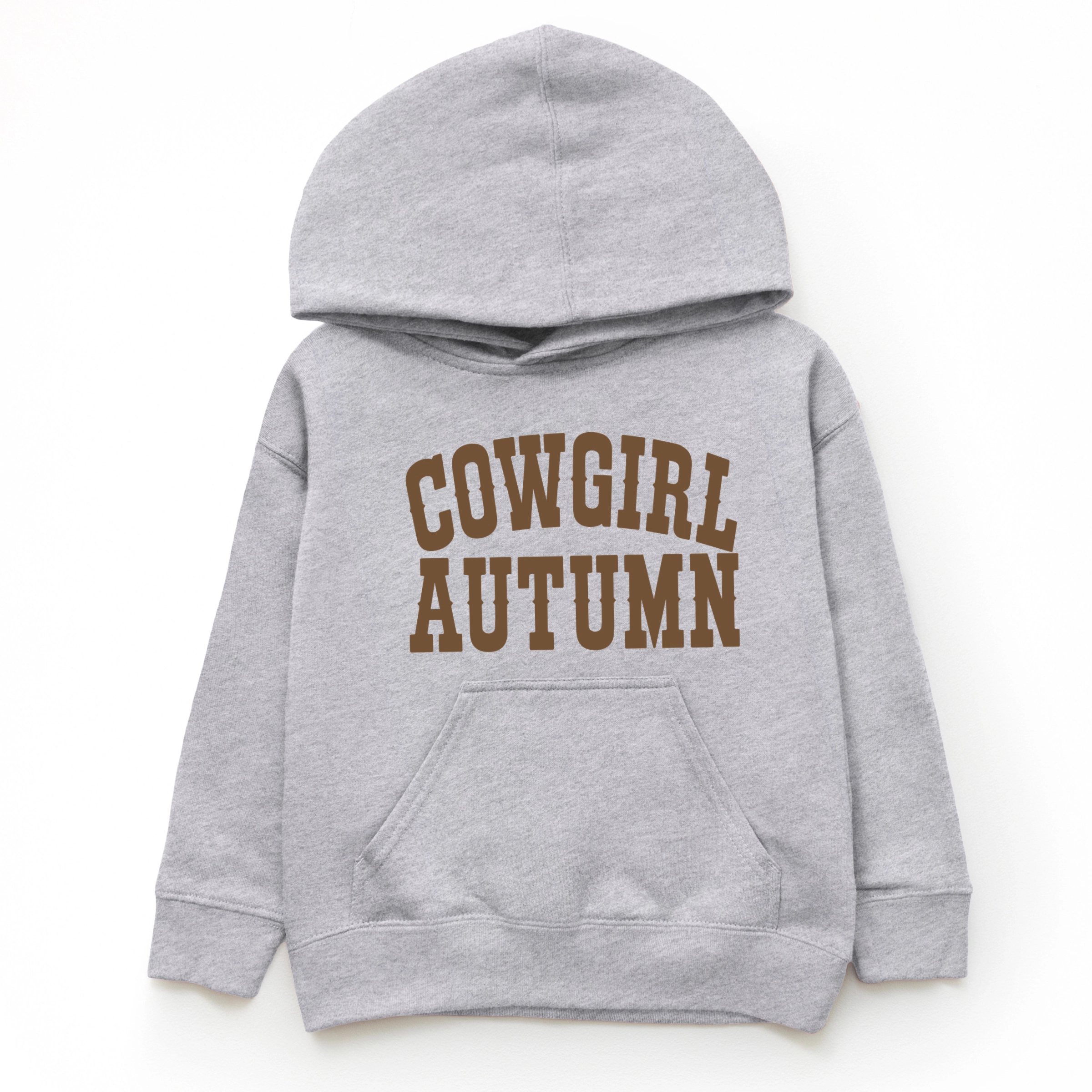 The Juniper Shop - Youth Graphic Hoodie Cowgirl Autumn Brown