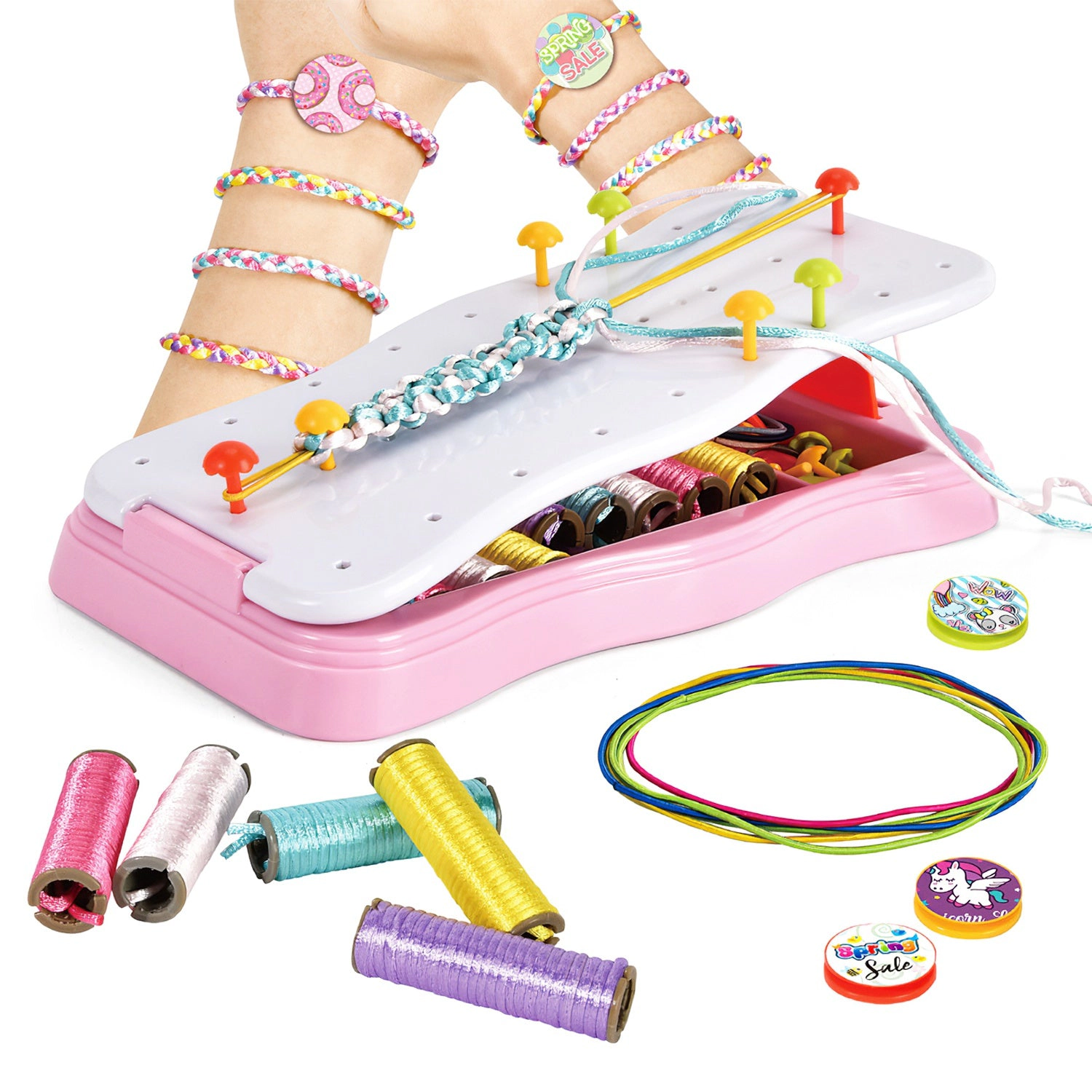 GBruno DIY Bracelet Making Kit With Storage Box