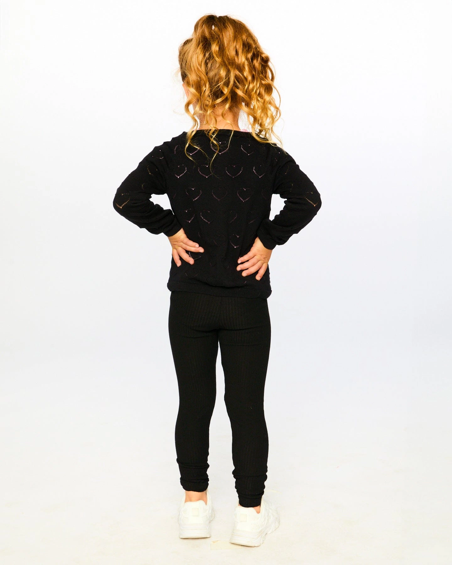 Deux par Girls Full-Length Rib Leggings