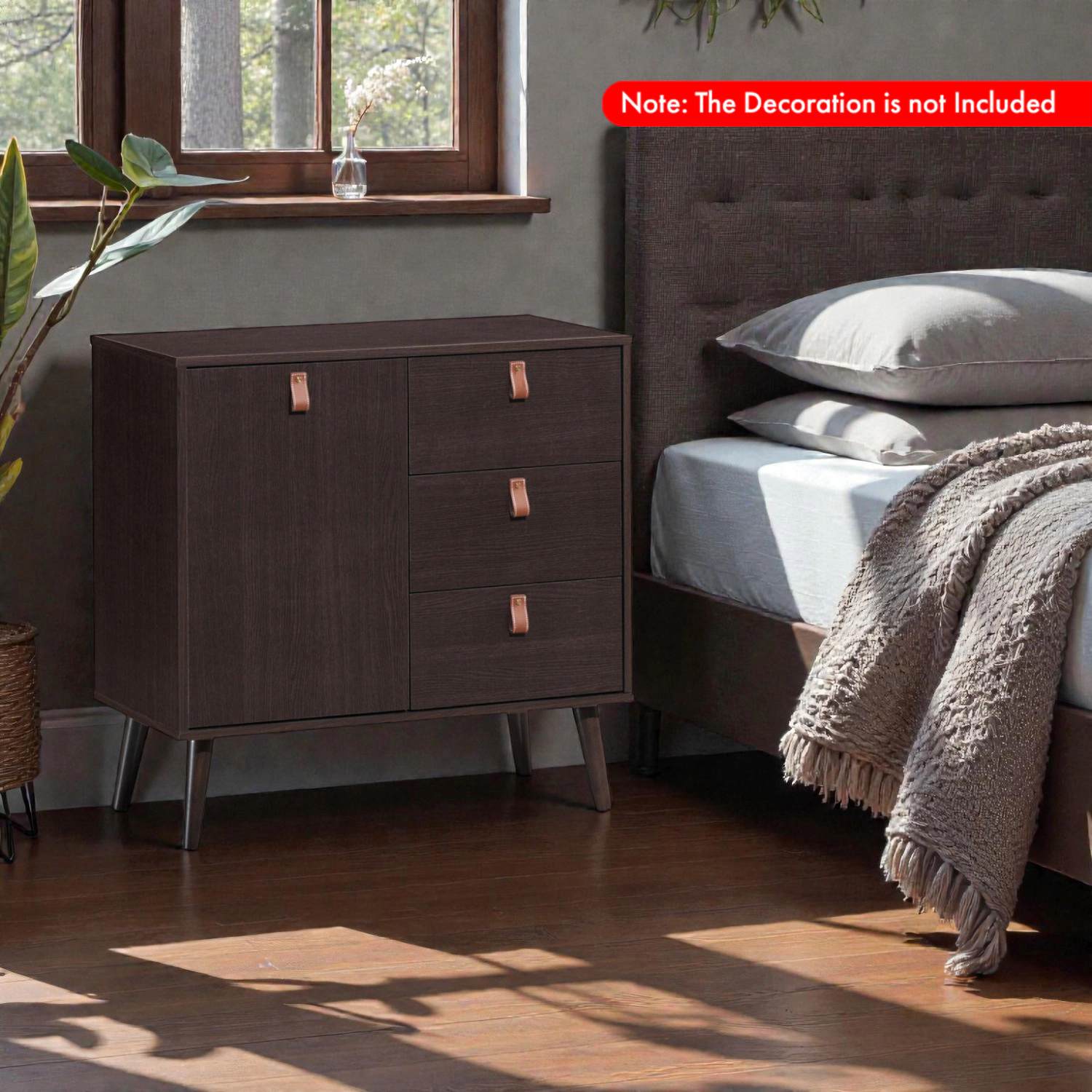 Hivvago Storage Console featuring a 3-Drawer Design for Display Use