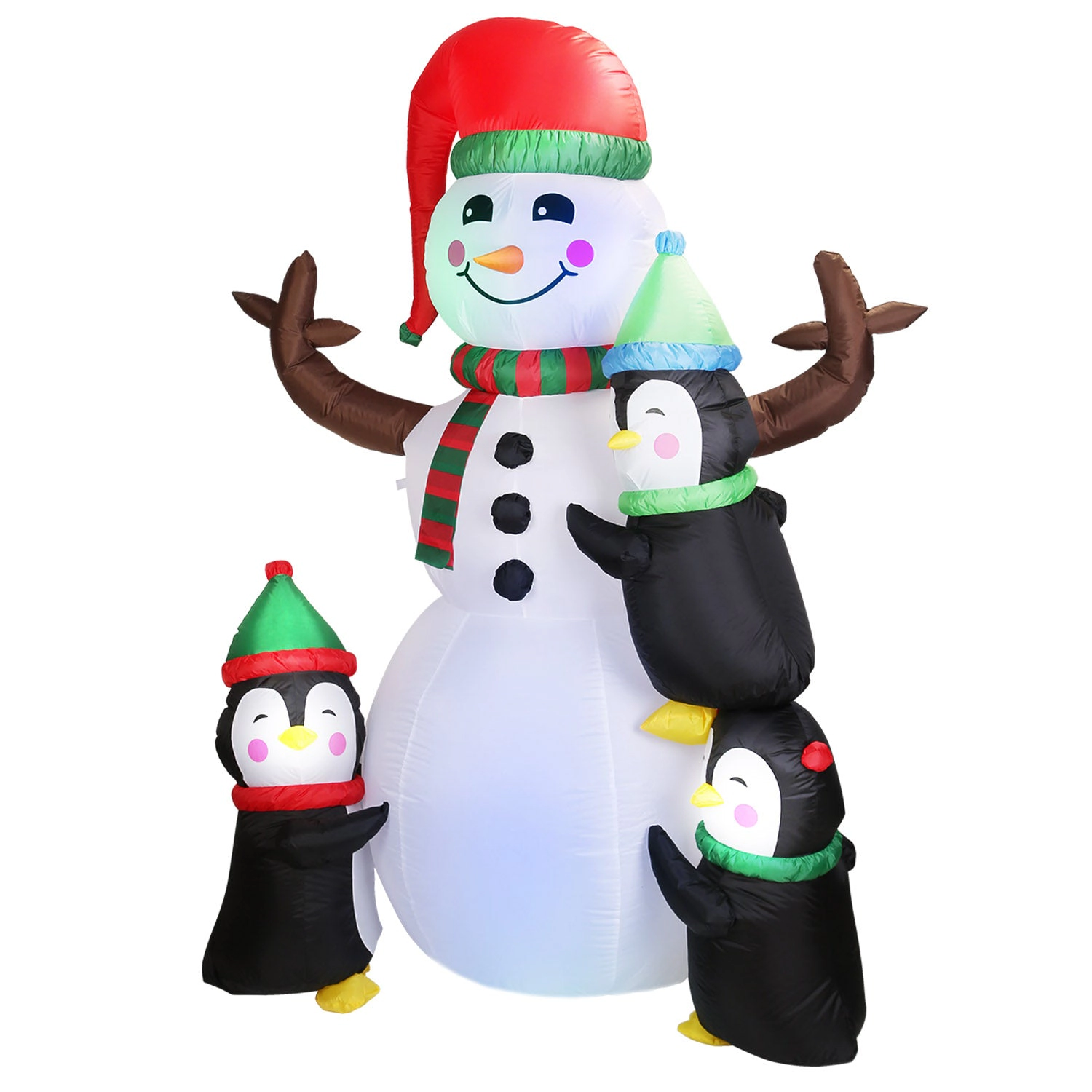 GBruno 5.9ft Inflatable Snowman Penguin Decoration