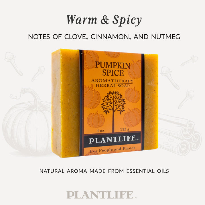 Plantlife Pumpkin Aromatherapy Herbal Soap