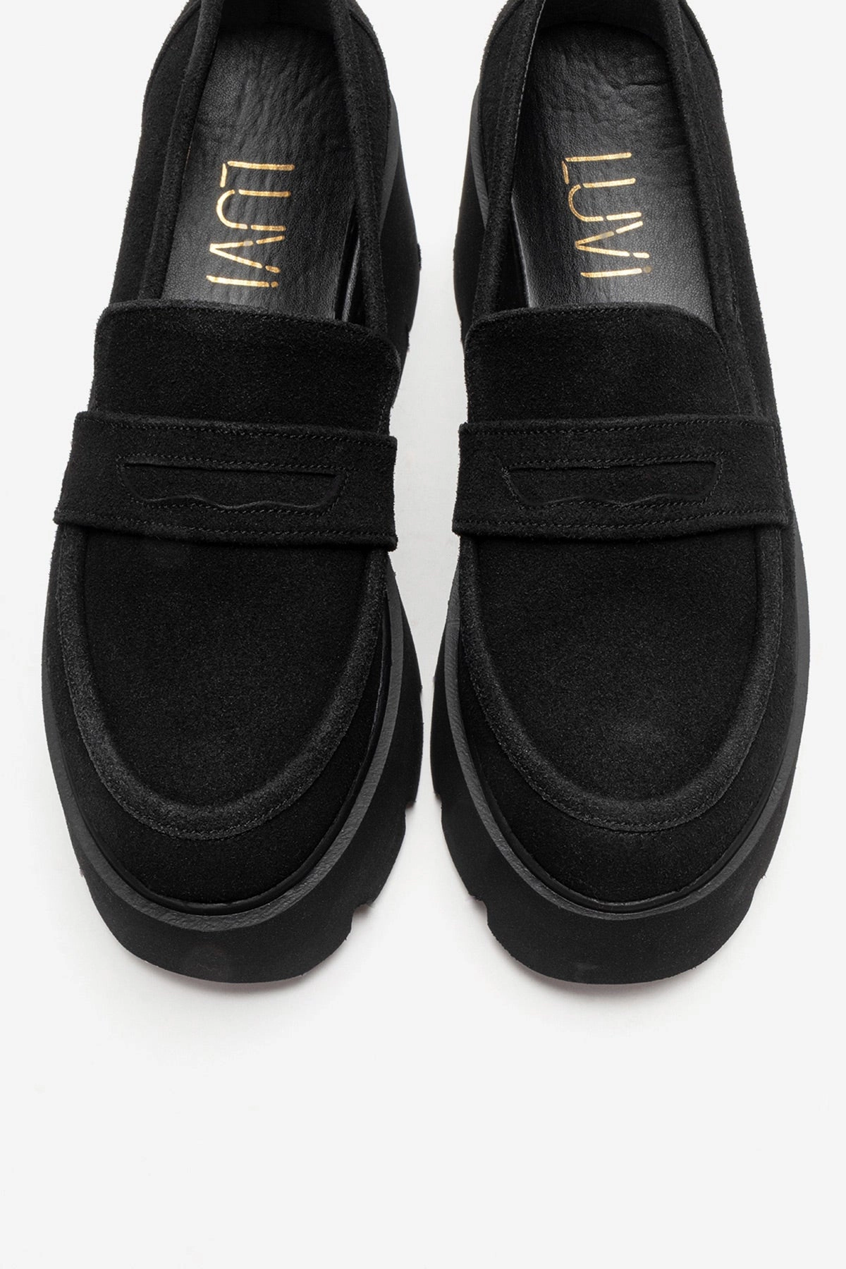 Prologue Shoes Womens Santia Chunky Platform Loafer