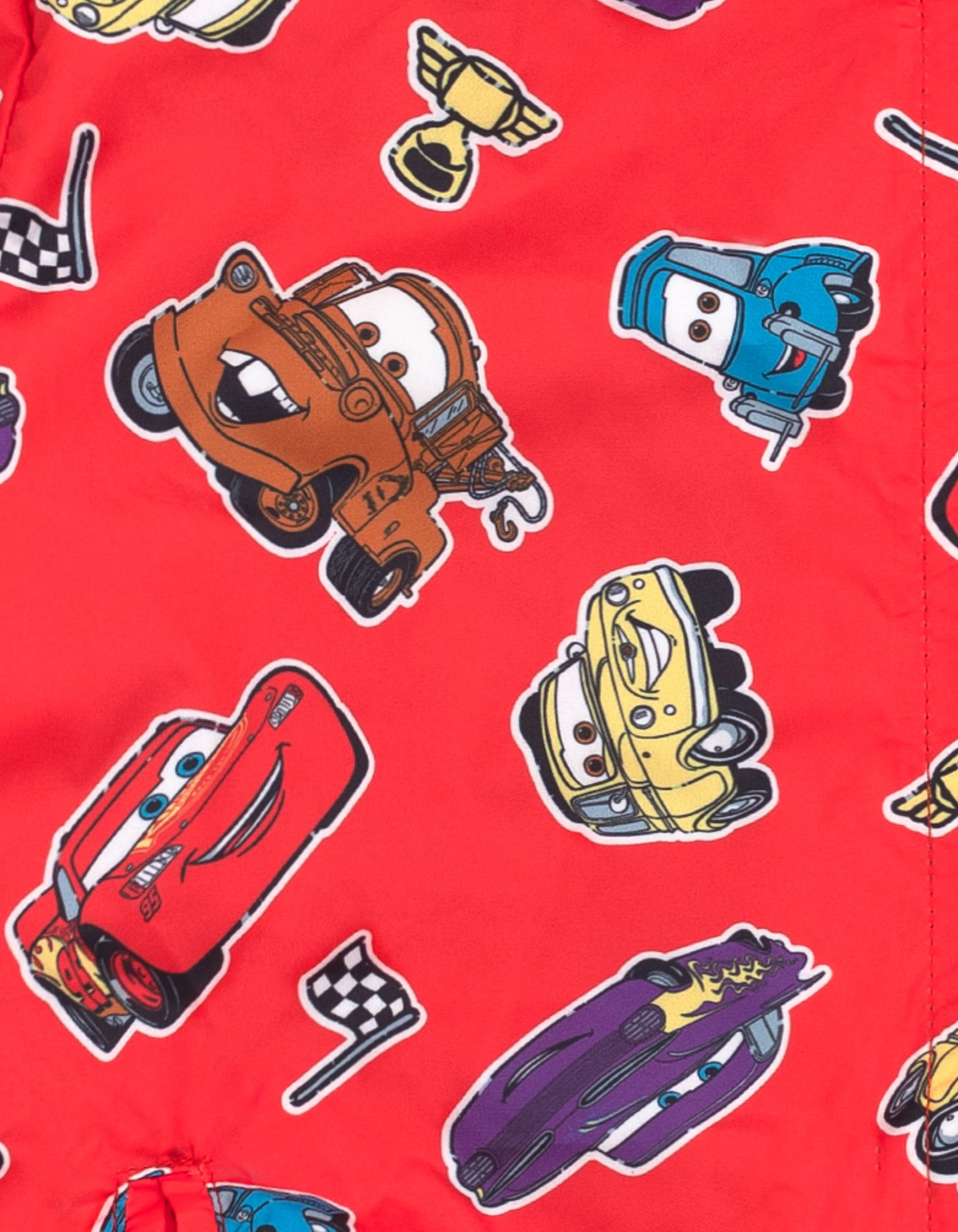 Disney Boys' Fleece Hooded Rain Jacket