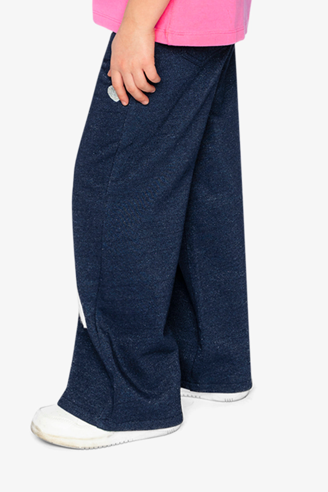 Deux par Girls Appliqué Patch French Terry Pant