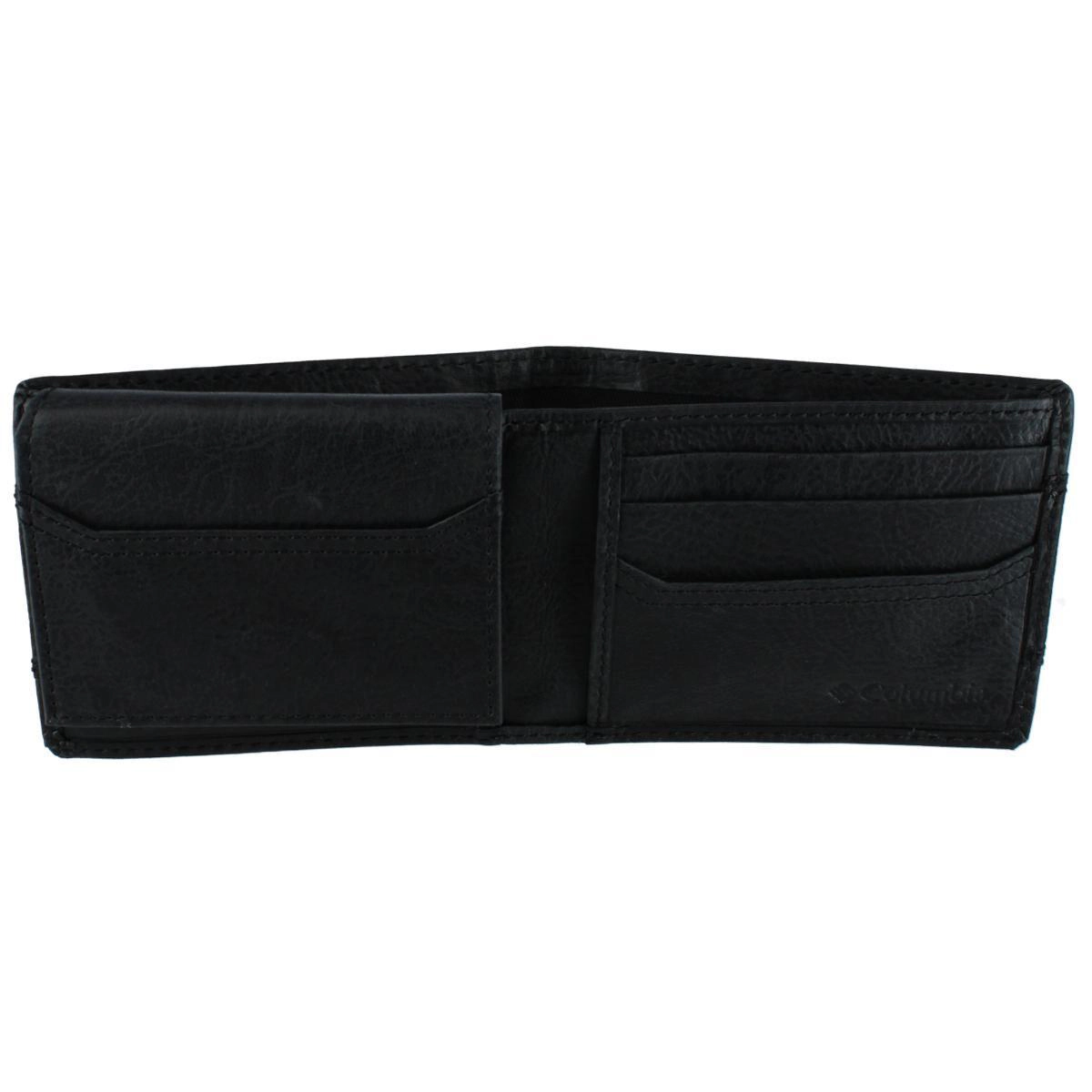 Columbia Men's Leather RFID Two Tone Bifold Wallet
