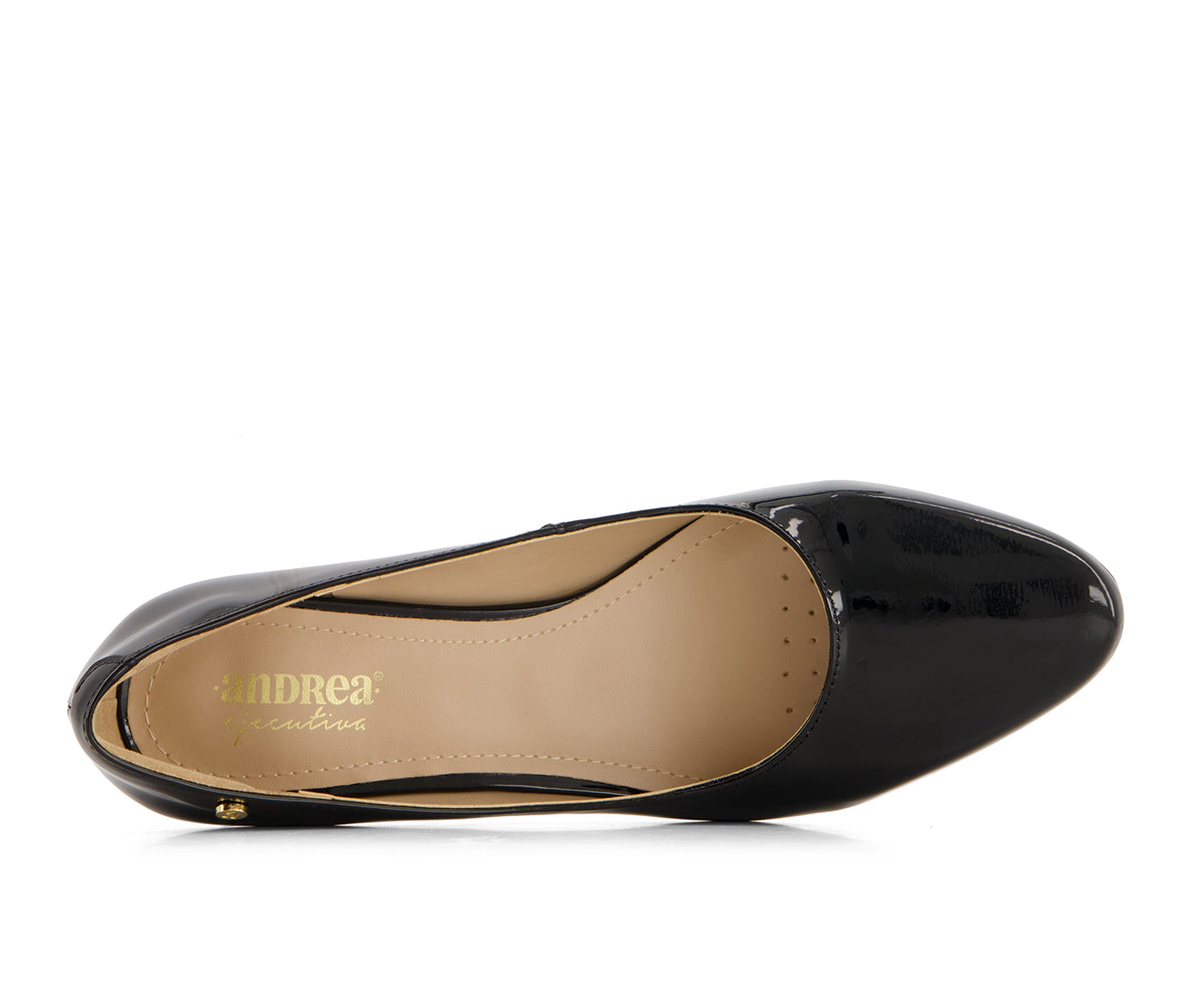 Andrea Womens Classic Comfort Patent Pumps