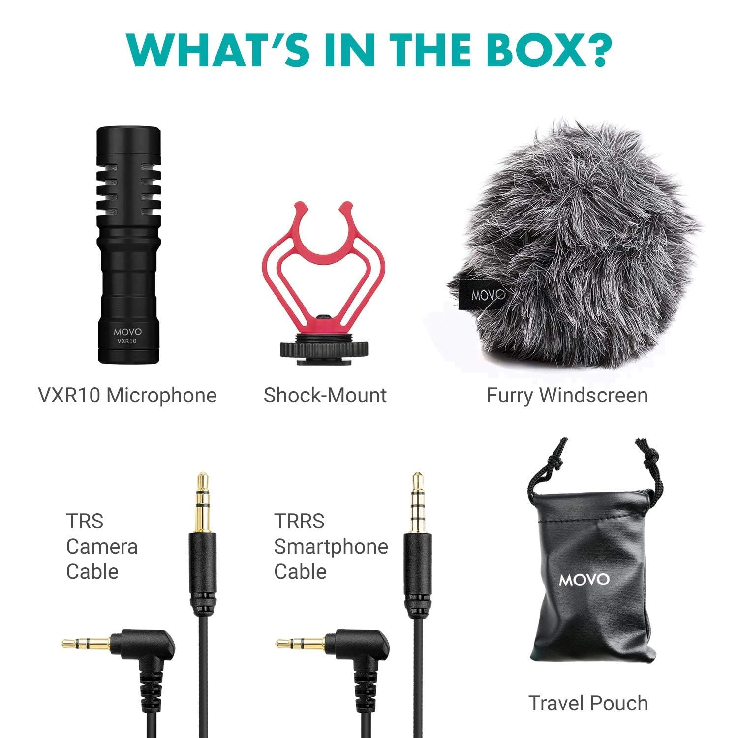 Movo VXR10 Universal Shotgun Mic for Camera