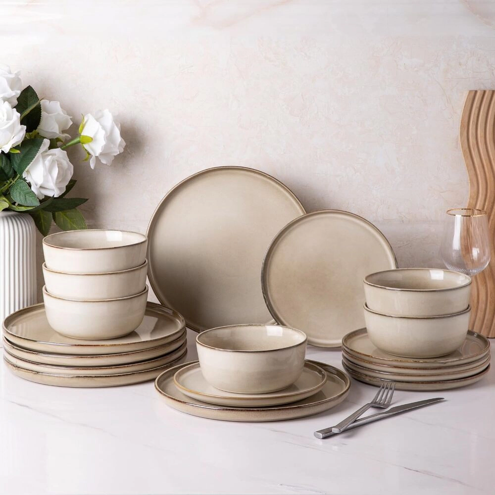 Toynee Starks Unisex 12 Piece Stoneware Dinnerware Set for 4