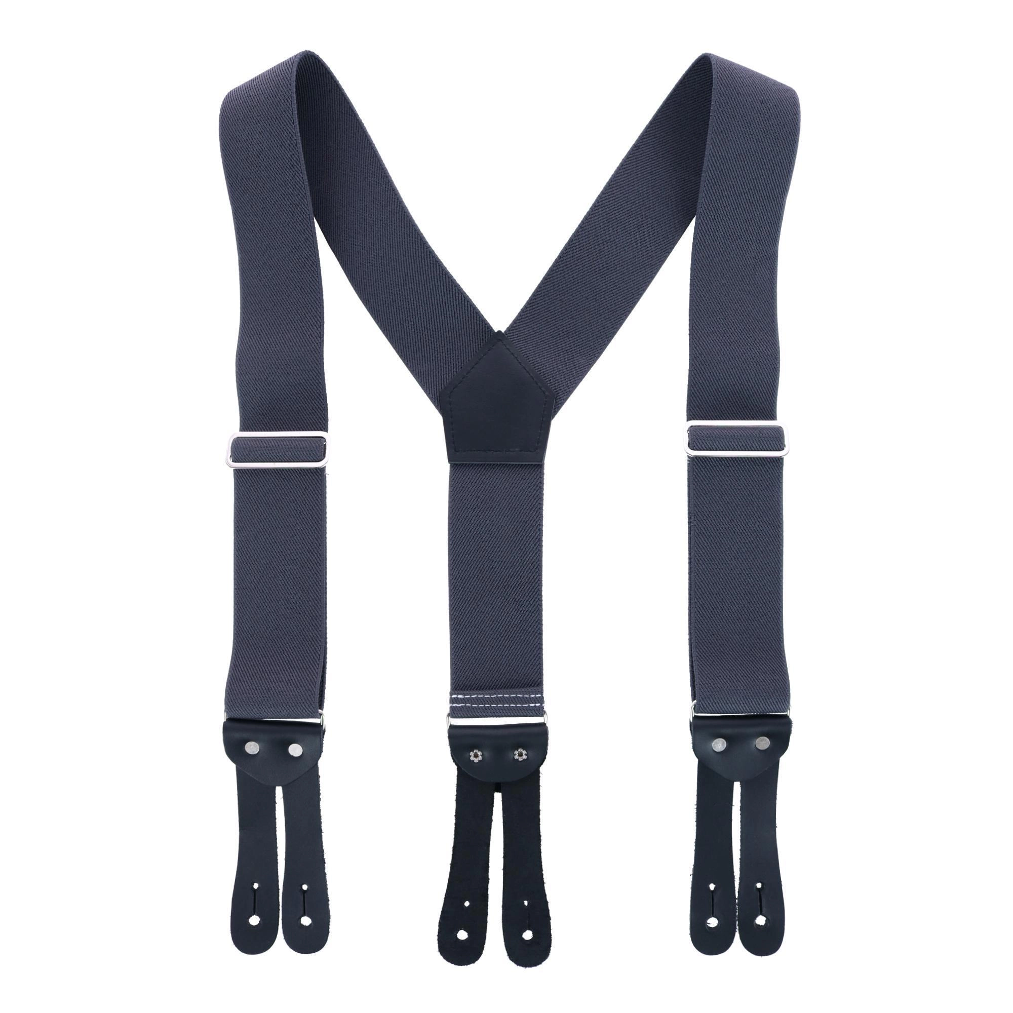 Welch Men's Elastic Button-End Y-Back 2 Inch Work Suspenders