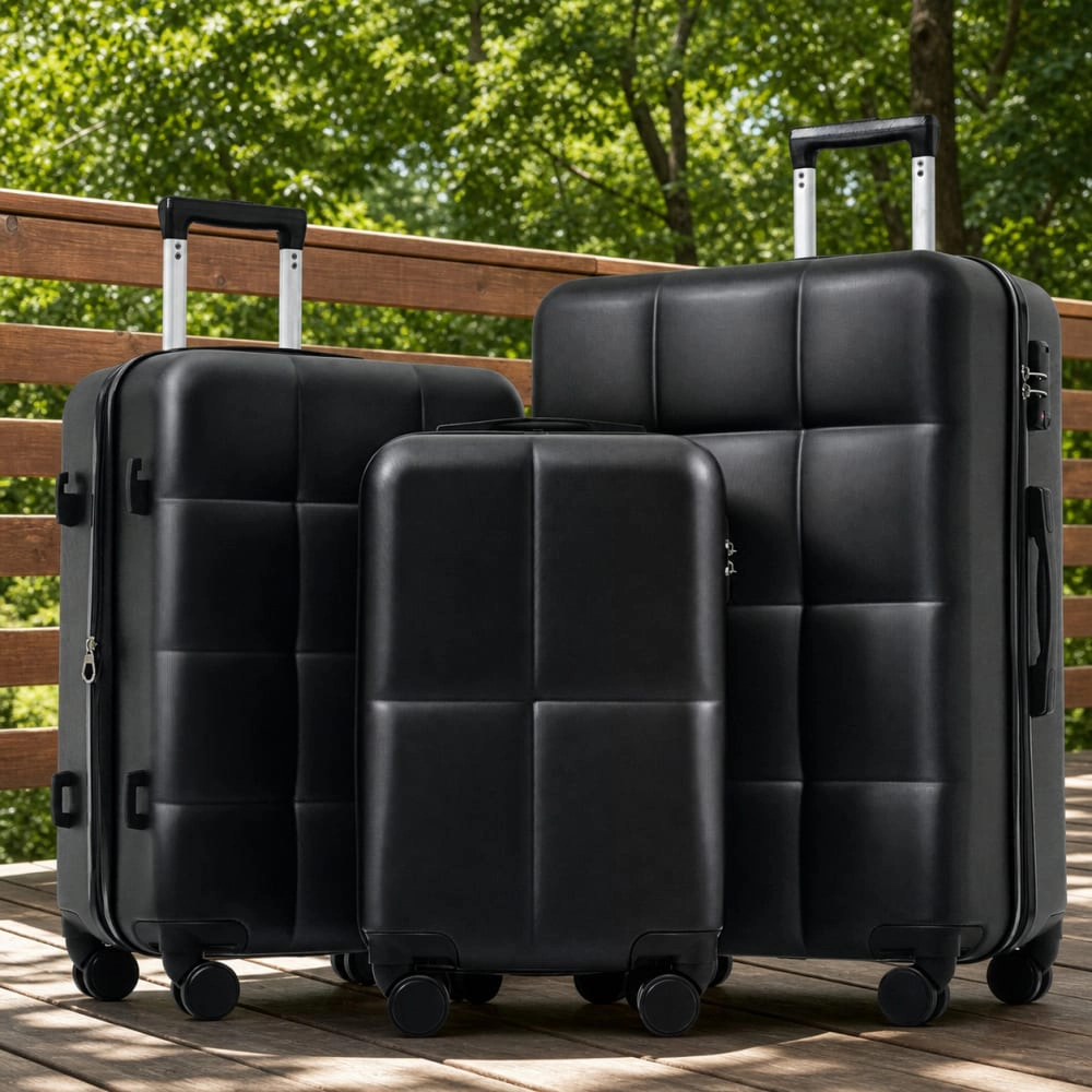 WOW PIONEER Lightweight Hard Case Checked Luggage