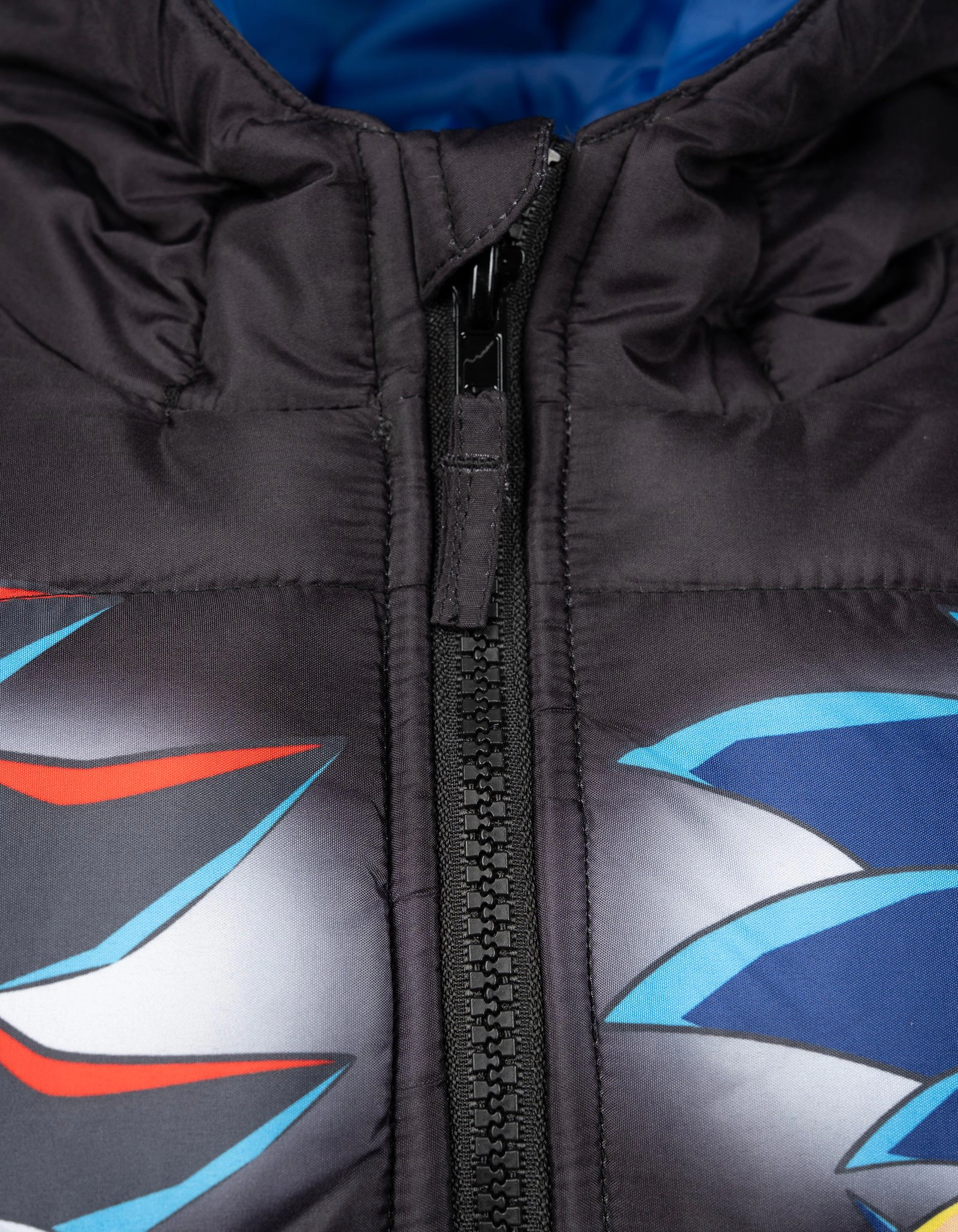 SEGA Sonic the Hedgehog Boys' Zip-Up Hooded Puffer Jacket