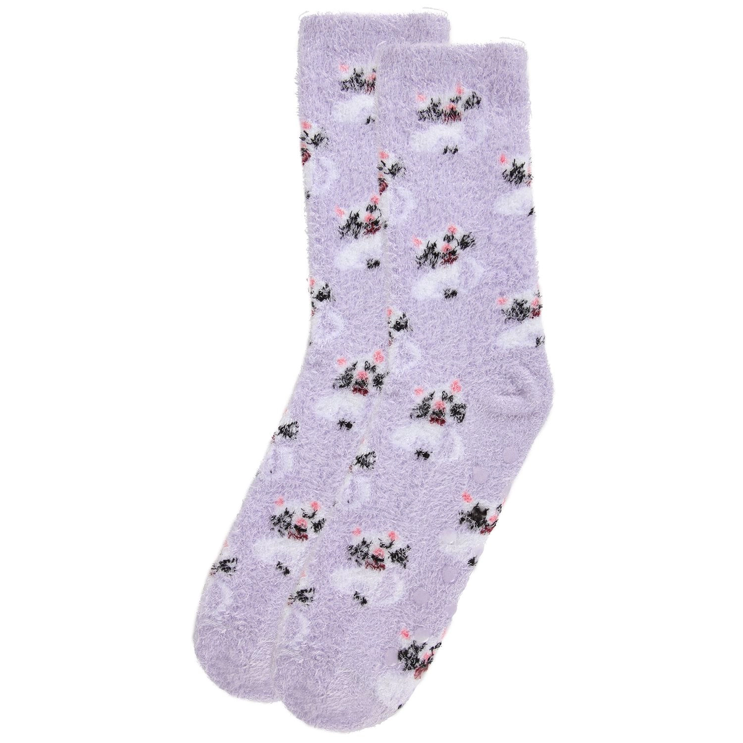 MeMoi Cute Cats Cozy Plush Crew Socks
