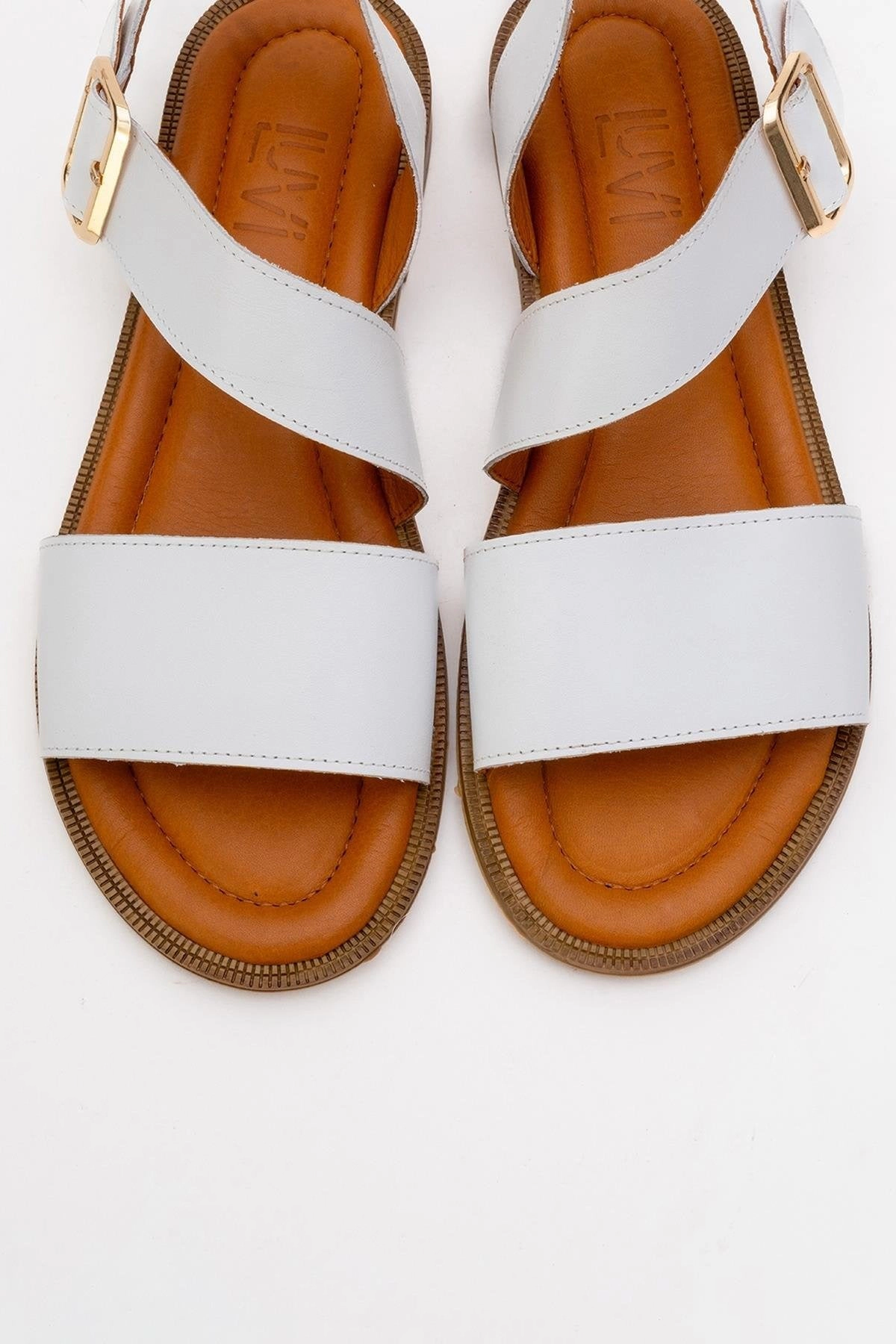 Forever & Always Womens Majesty Leather Sandals