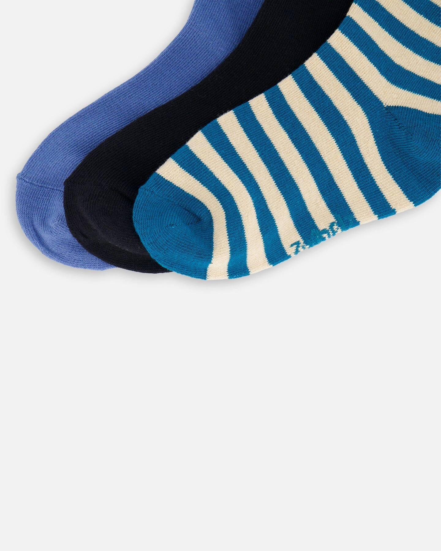 Deux par Deux Boys Socks (3 Pairs) Set Striped