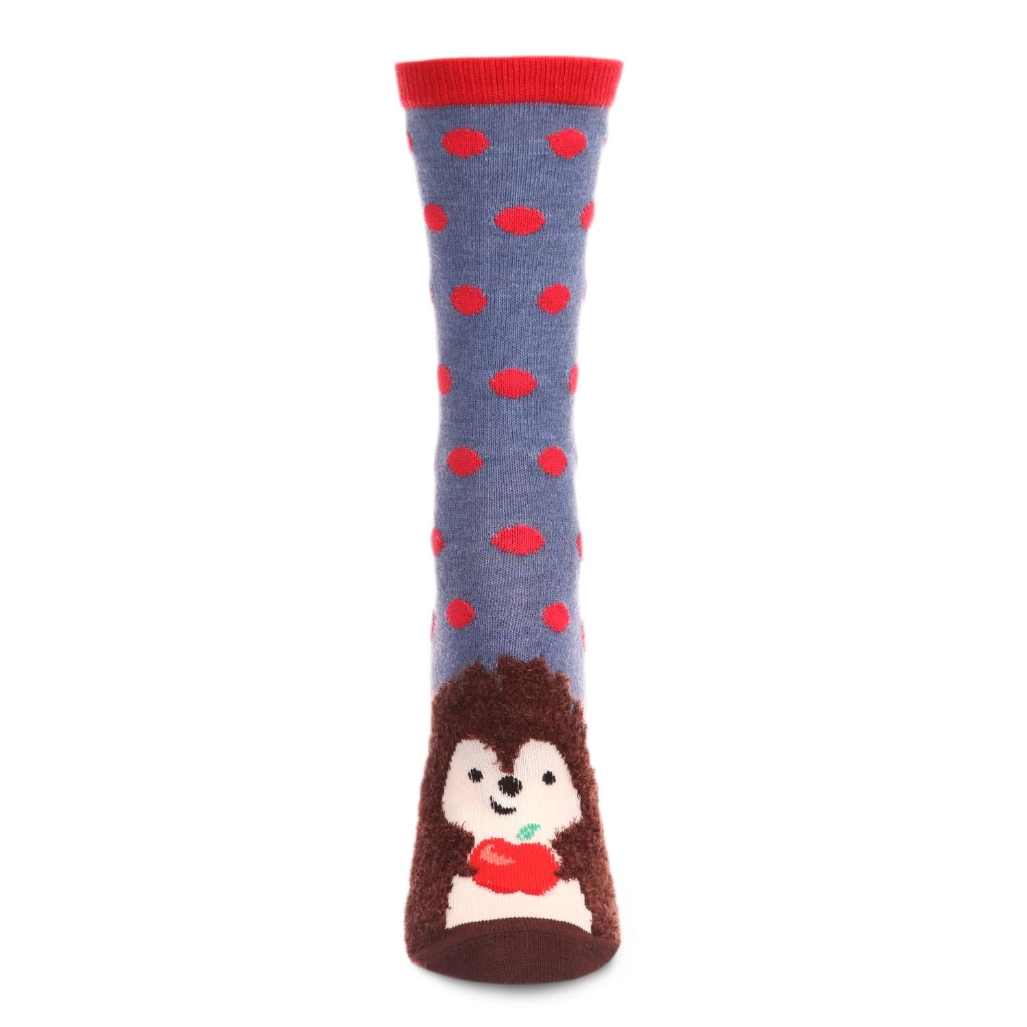 MeMoi Women's Foot Pet Porcupine  Crew Socks