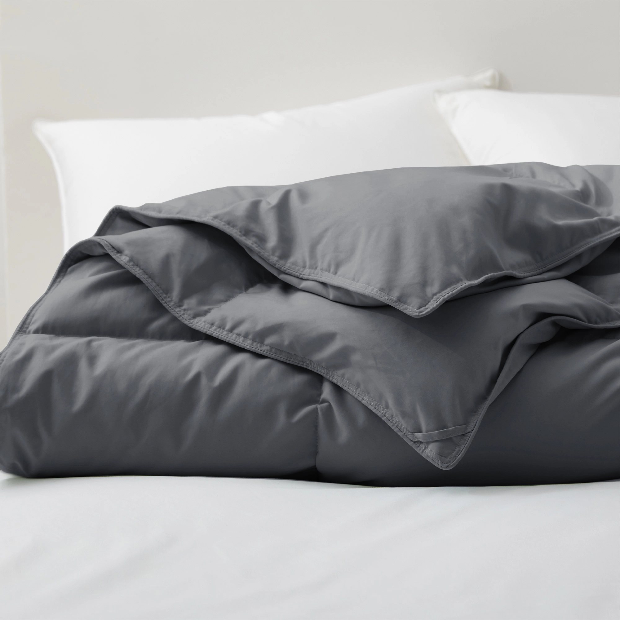 PEACENEST Lightweight Feather Fiber Comforter Soft Breathable Bedding Insert