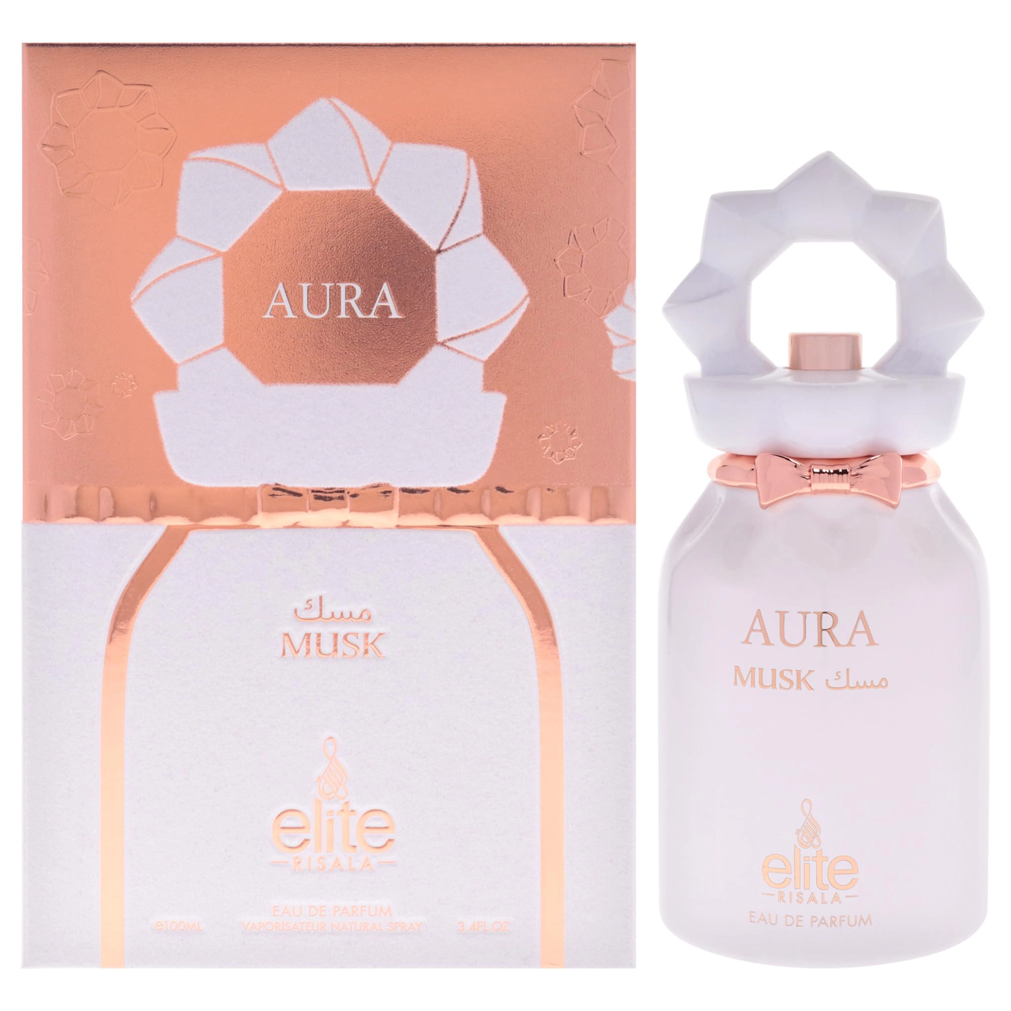 Risala Elite Aura Musk EDP Unisex - Oriental Floral Amber 3.4 oz Spray