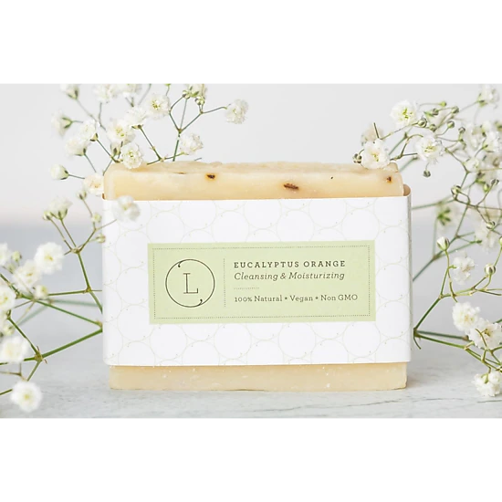 Lizush  6-Piece Handmade Cold-Process Natural Soap Gift Set - Assorted 4 oz Bars