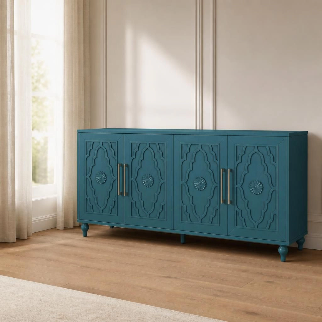 GOODSILO 63" MDF Freestanding Home Storage Cabinet