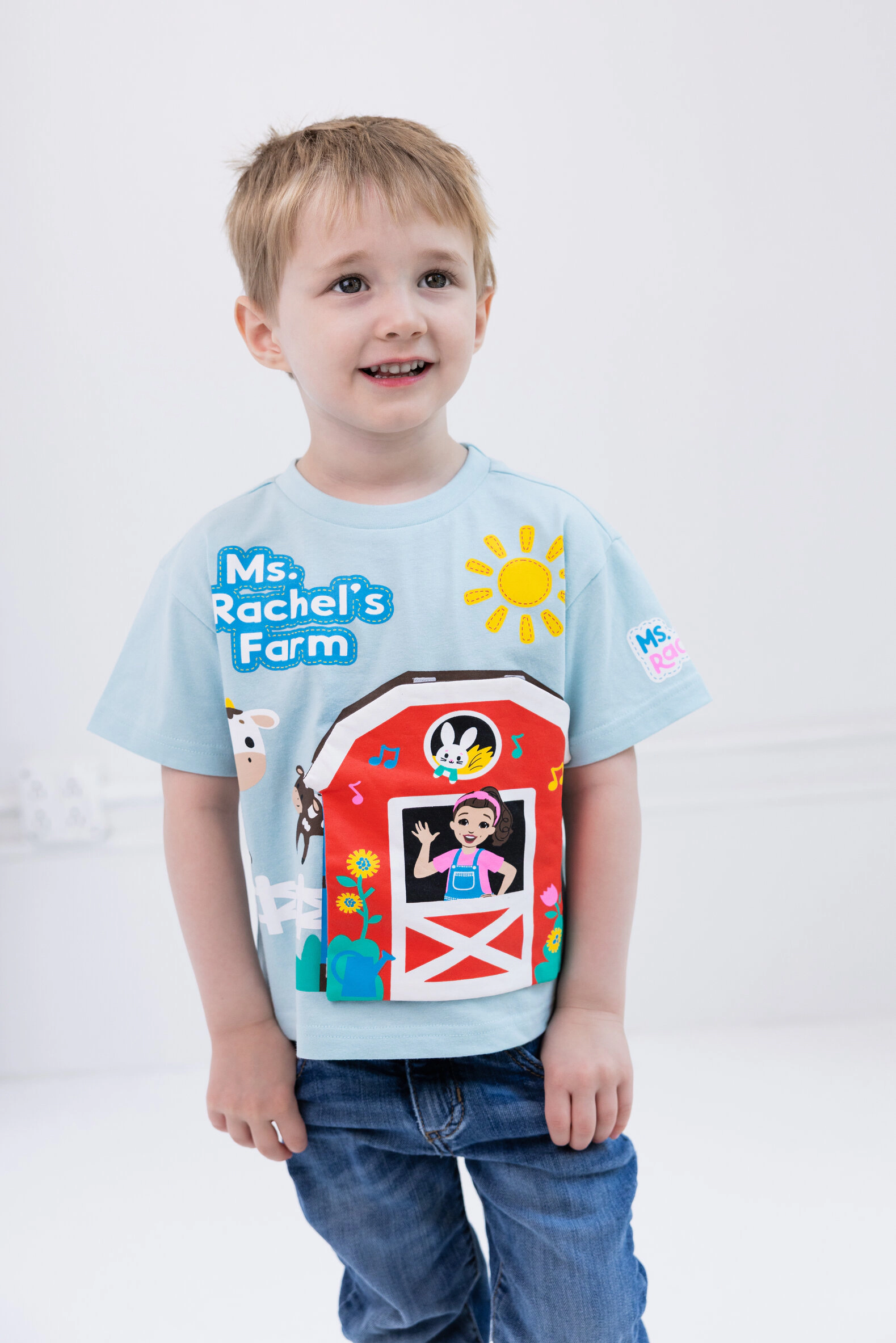 Ms. Rachel Short Sleeve T-Shirt  with 3D Flap