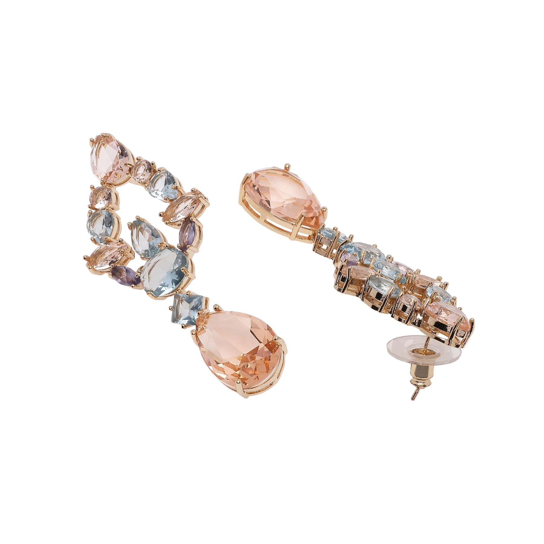 AGP PARIS Womens Beautiful Champagne Drop Earrings