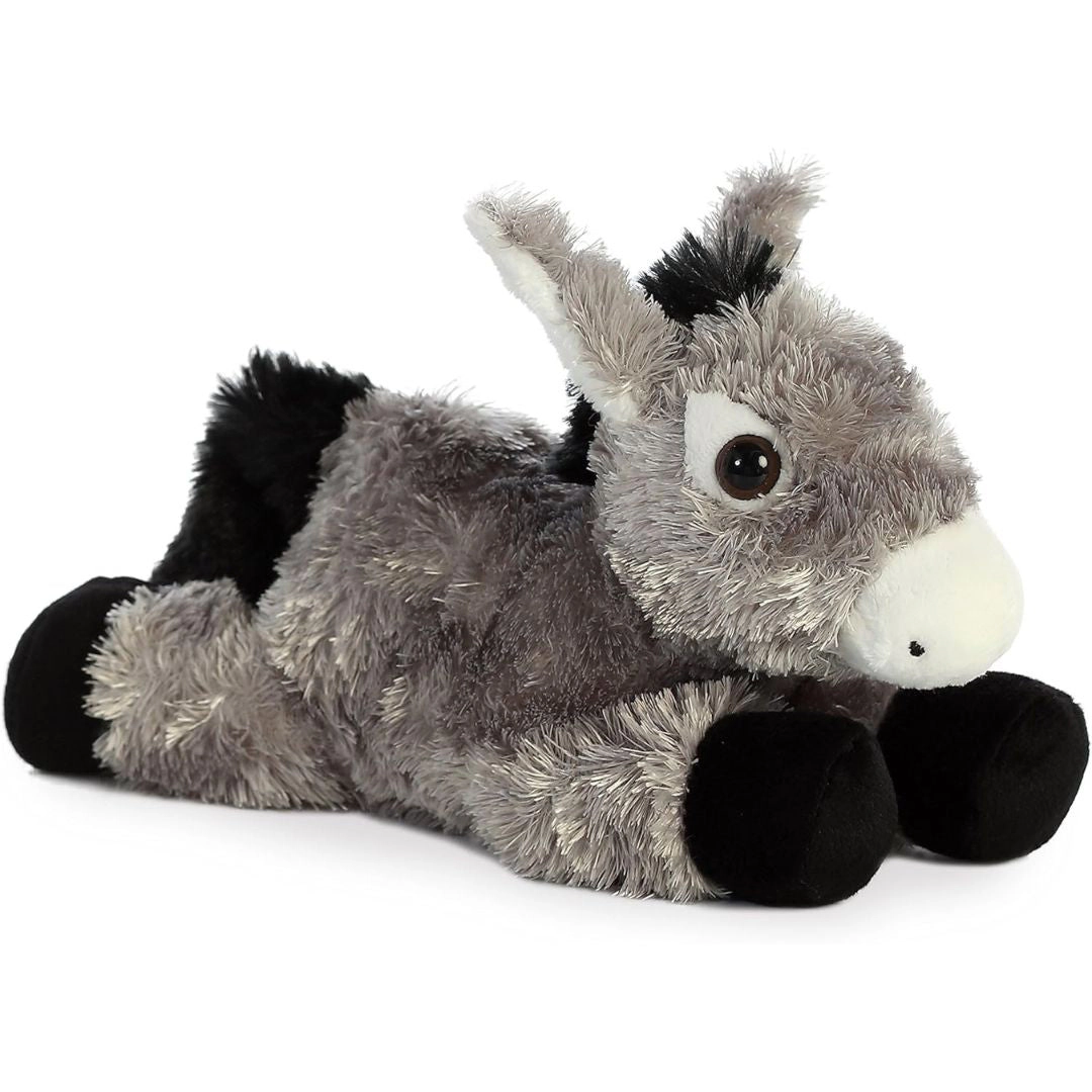 Aurora Mini Flopsie Donkey 8-Inch Stuffed Animal Plush