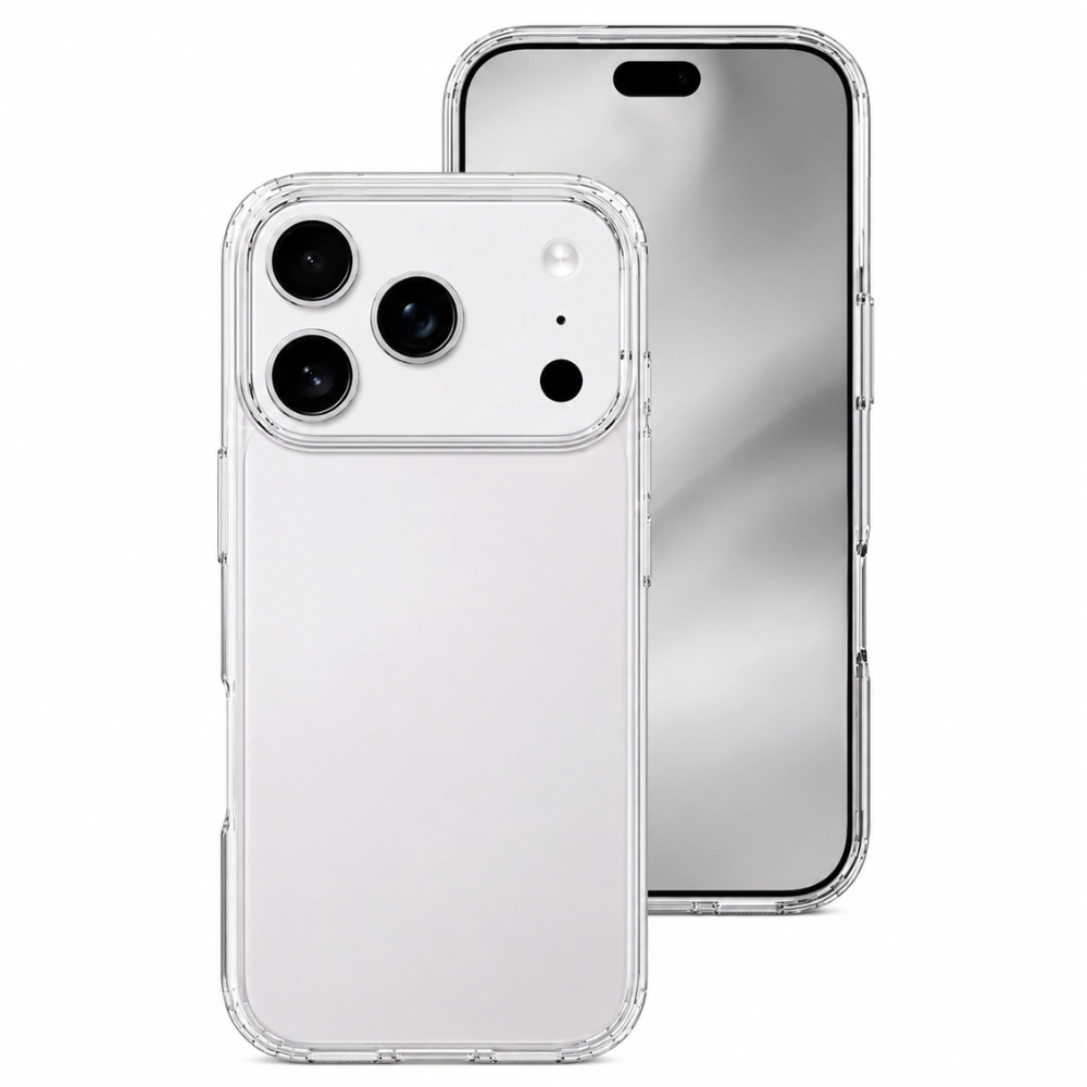 Qixxronics Phone Case for iPhone 17 Pro Protection Cover for iPhone 17 Pro Clear Mobile Cover
