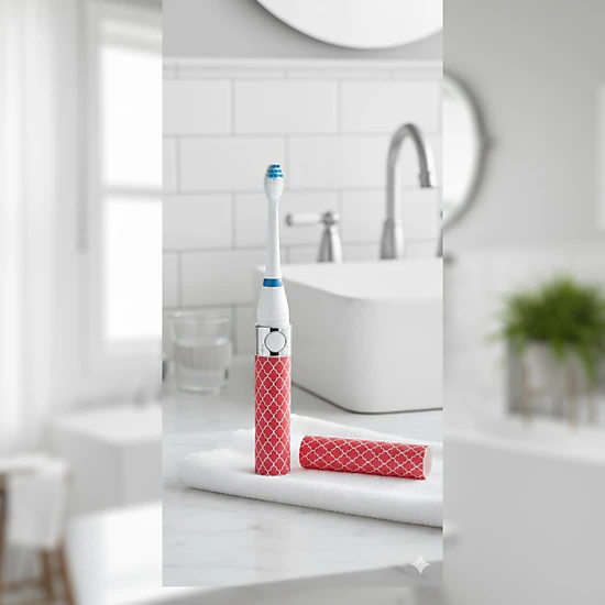 Pursonic Unisex Beauty & Wellness Travel Kit: Sonic Toothbrush, Painless Shaver & Glam Brush Set