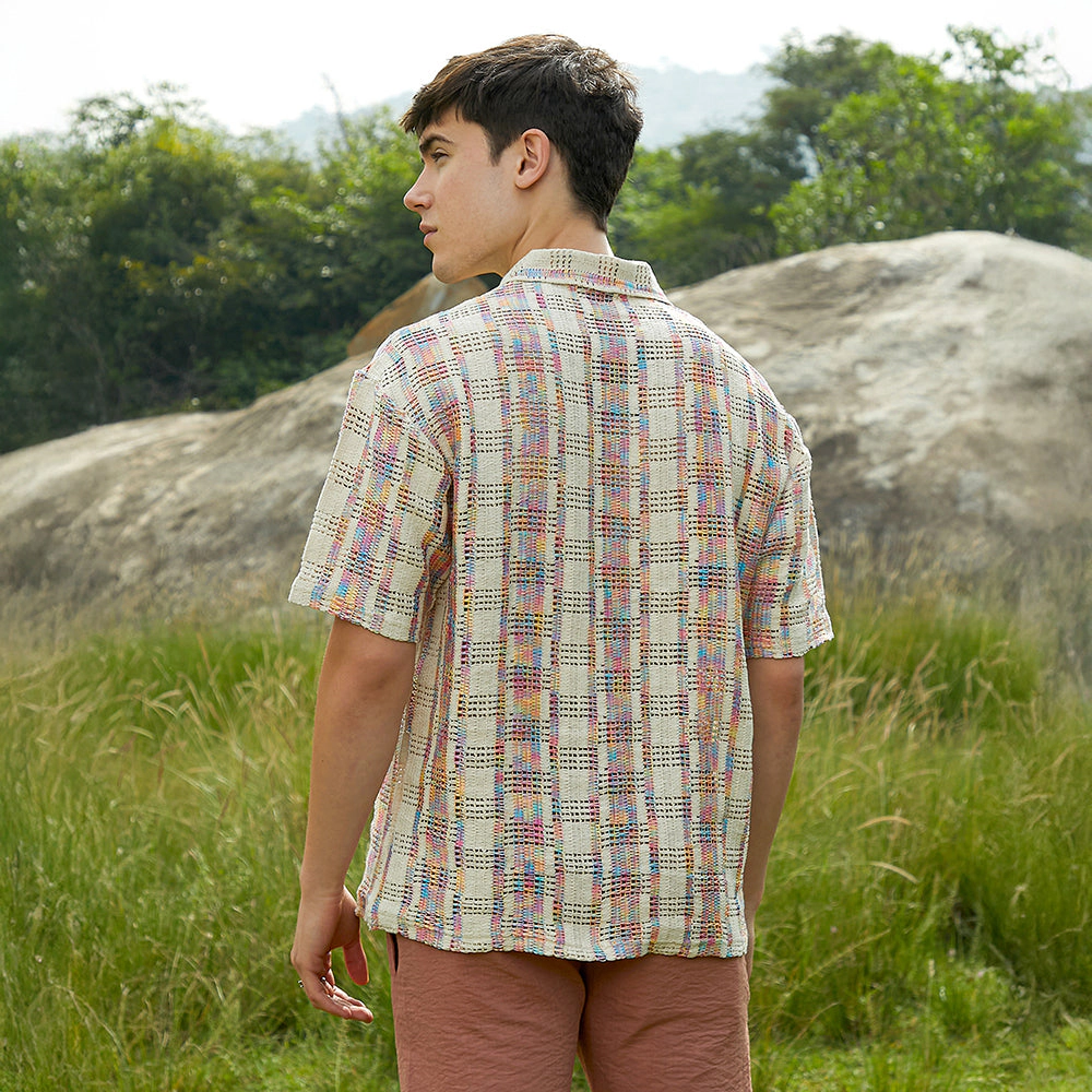 Prism Oversized Polo T-Shirt