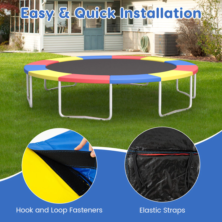 Hivvago Trampoline Pad Replacement Safety Pad with Fixing Straps